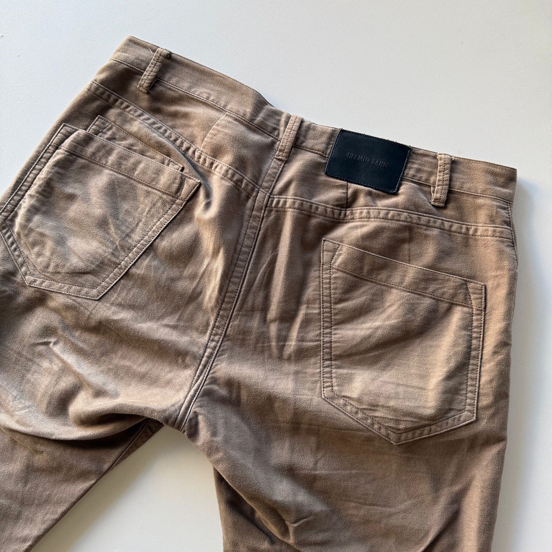 Helmut Lang Helmut Lang Moleskin Cotton Pants Size US 34 / EU 50 - 5 Thumbnail