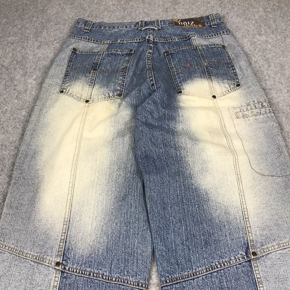 Japanese Brand BAGGY🔥NOIZ JEANS DENIM FADED JAPANESE STYLE PANTS Size US 32 / EU 48 - 13 Thumbnail