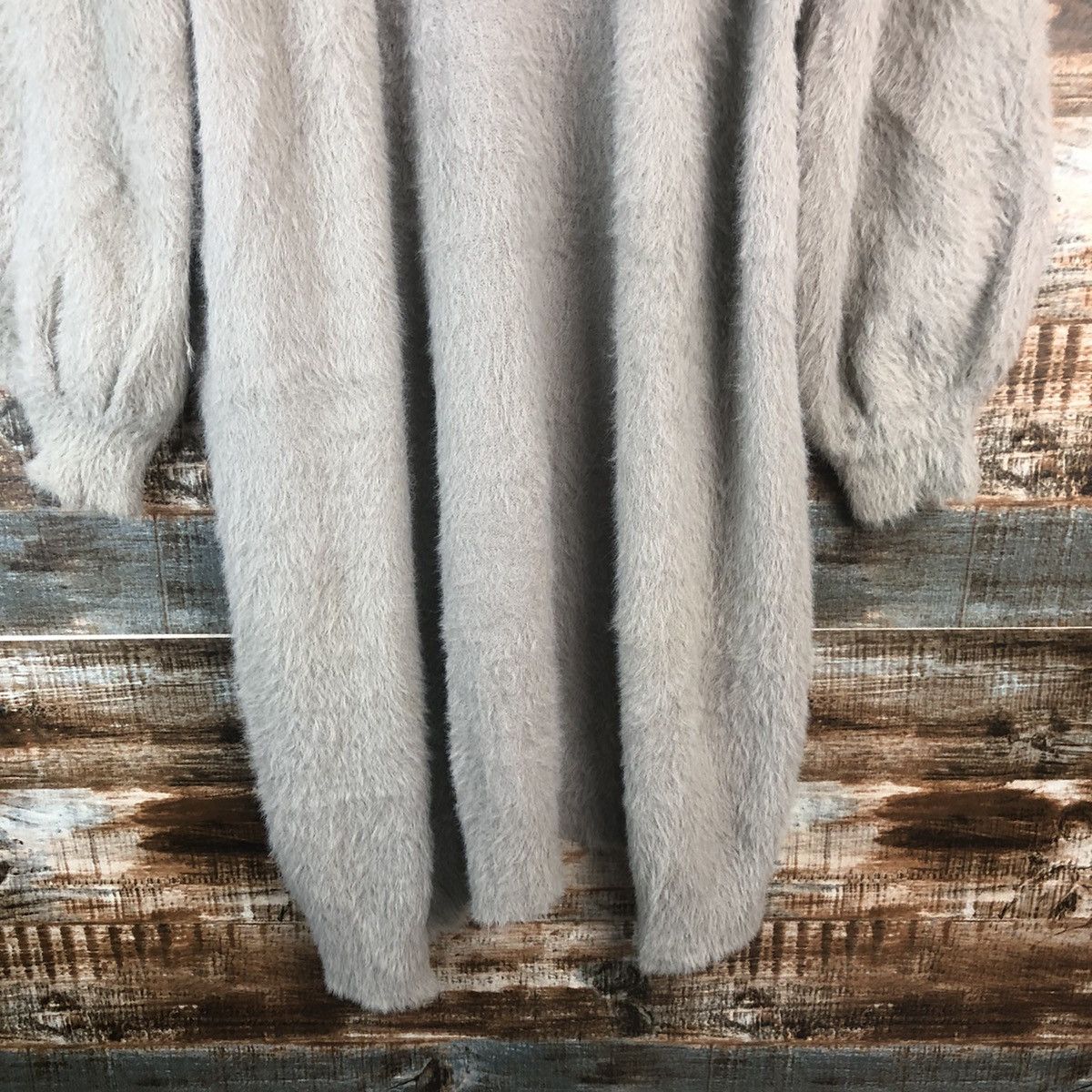 Vintage DLL Nice Claup Gray Cardigan Knitwear #C392 Size US L / EU 52-54 / 3 - 6 Thumbnail