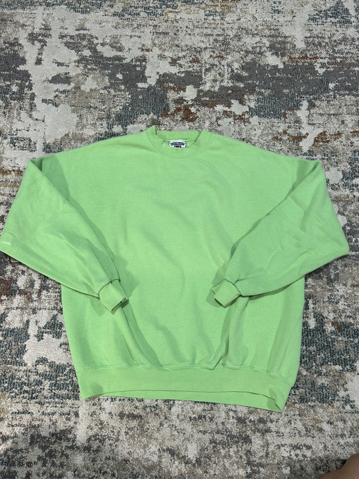 Vintage 1990s Lee Heavyweight Blank Crewneck Sweatshirt Size US XL / EU 56 / 4 - 1 Thumbnail
