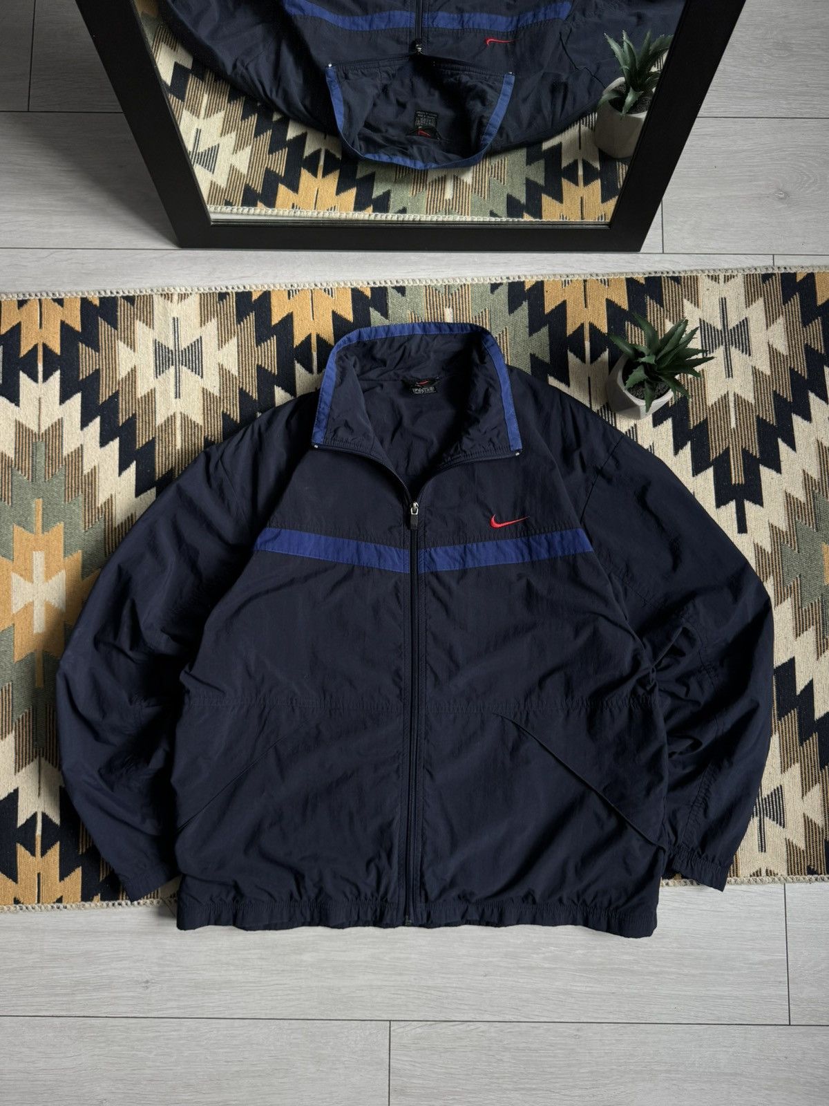 Nike Vintage Nike Nylon Y2K Track Jacket Size US M / EU 48-50 / 2 - 1 Thumbnail