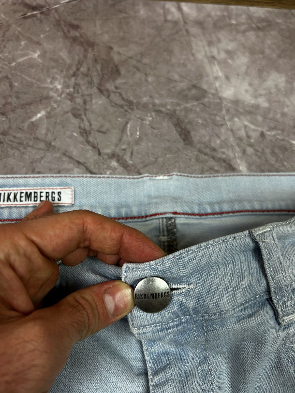 Dirk Bikkembergs Dirk Bikkembergs Biker Jeans Denim Pants Size US 33 - 4 Thumbnail
