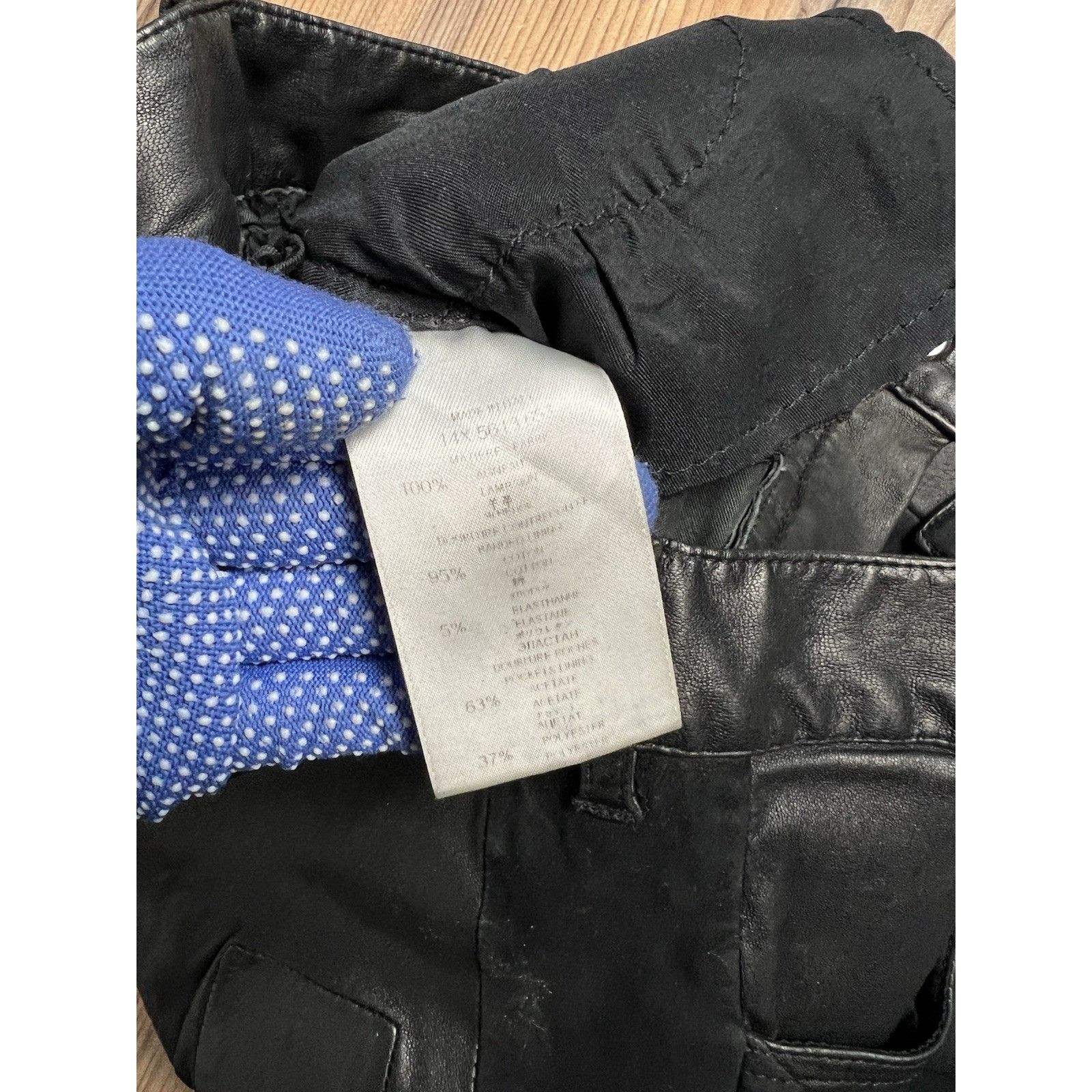 Givenchy MINT! Givenchy Panel Leather Lambskin Suede Biker Racing Pan Size 25" / US 0 / IT 36 - 9 Thumbnail