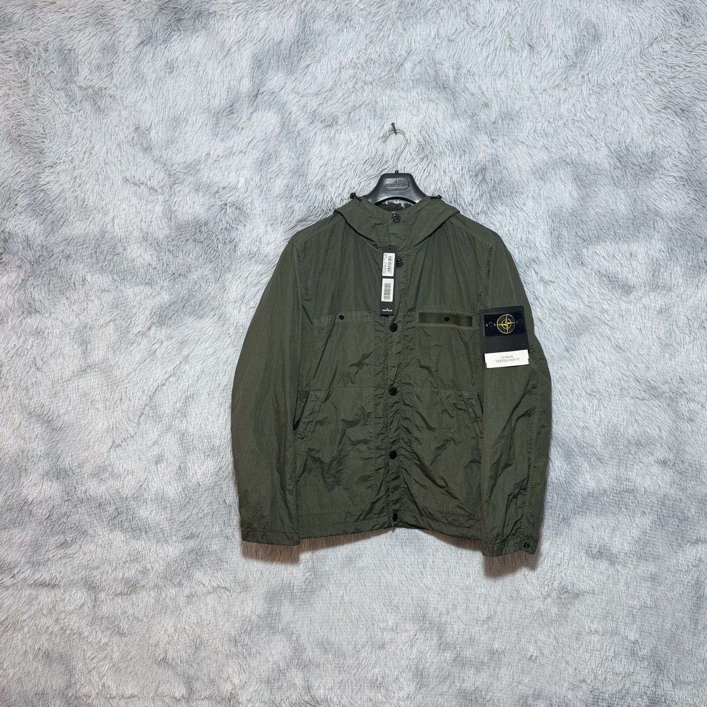 Stone Island Stone Island Metal Nylon Hooded Jacket Size US XL / EU 56 / 4 - 1 Thumbnail