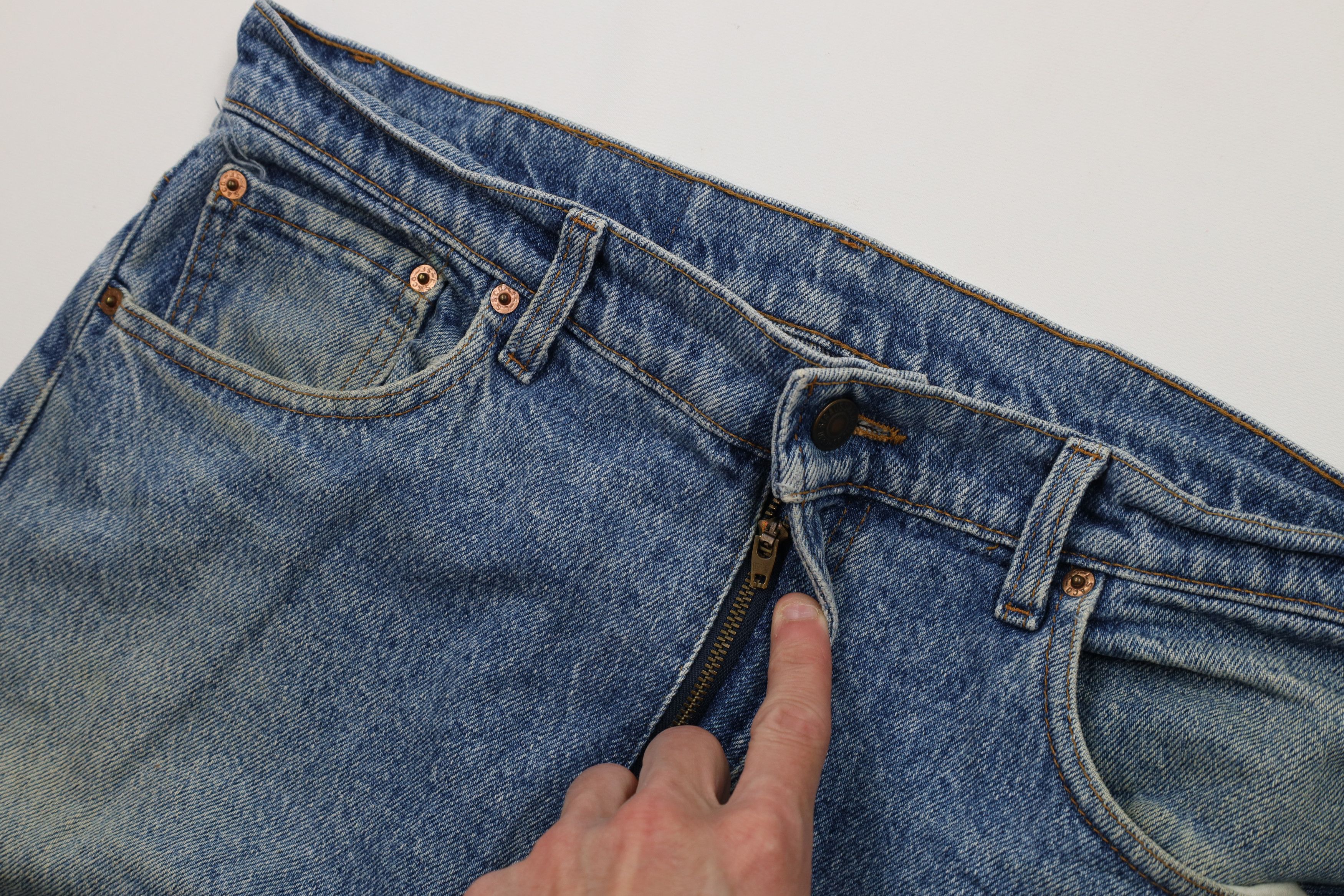 Levi's Vintage 90s Levis 505xx Regular Straight Leg Jeans USA Size US 36 / EU 52 - 8 Thumbnail