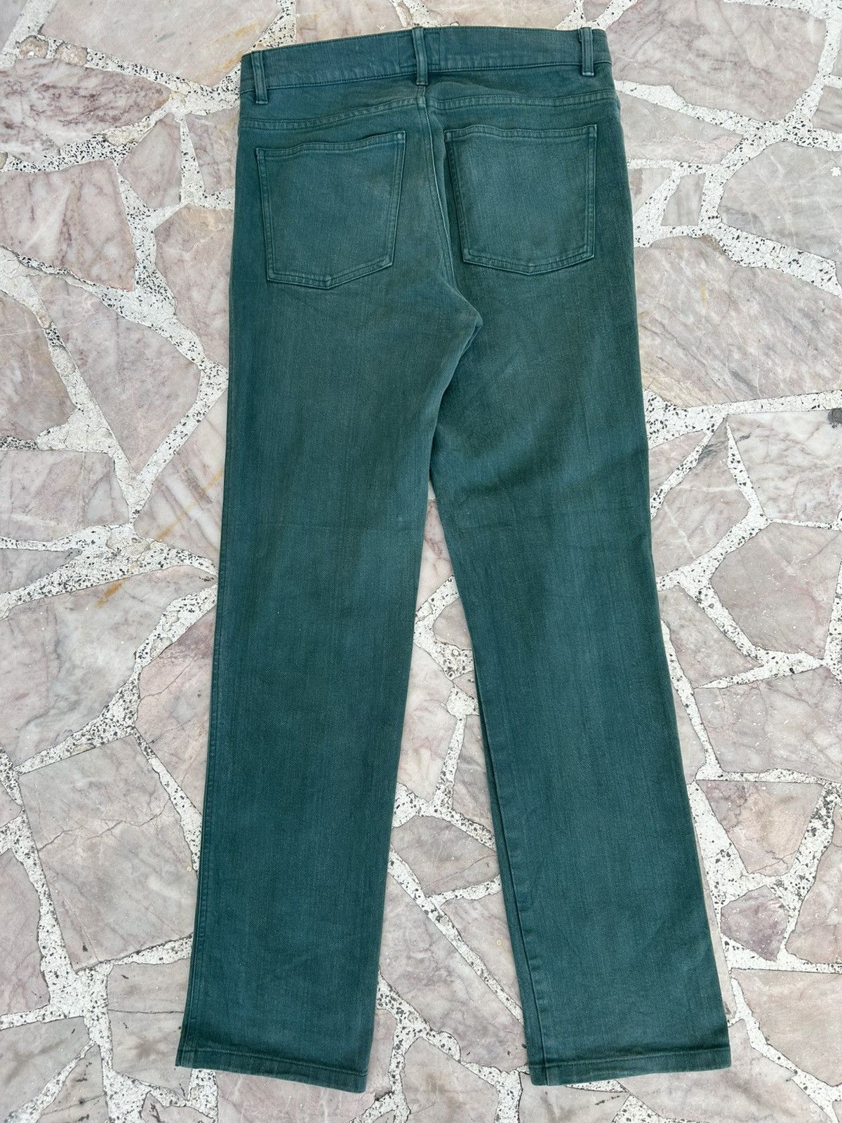 agnes b. Agnes B Homme Vintage Green Trousers Size US 30 / EU 46 - 2 Thumbnail