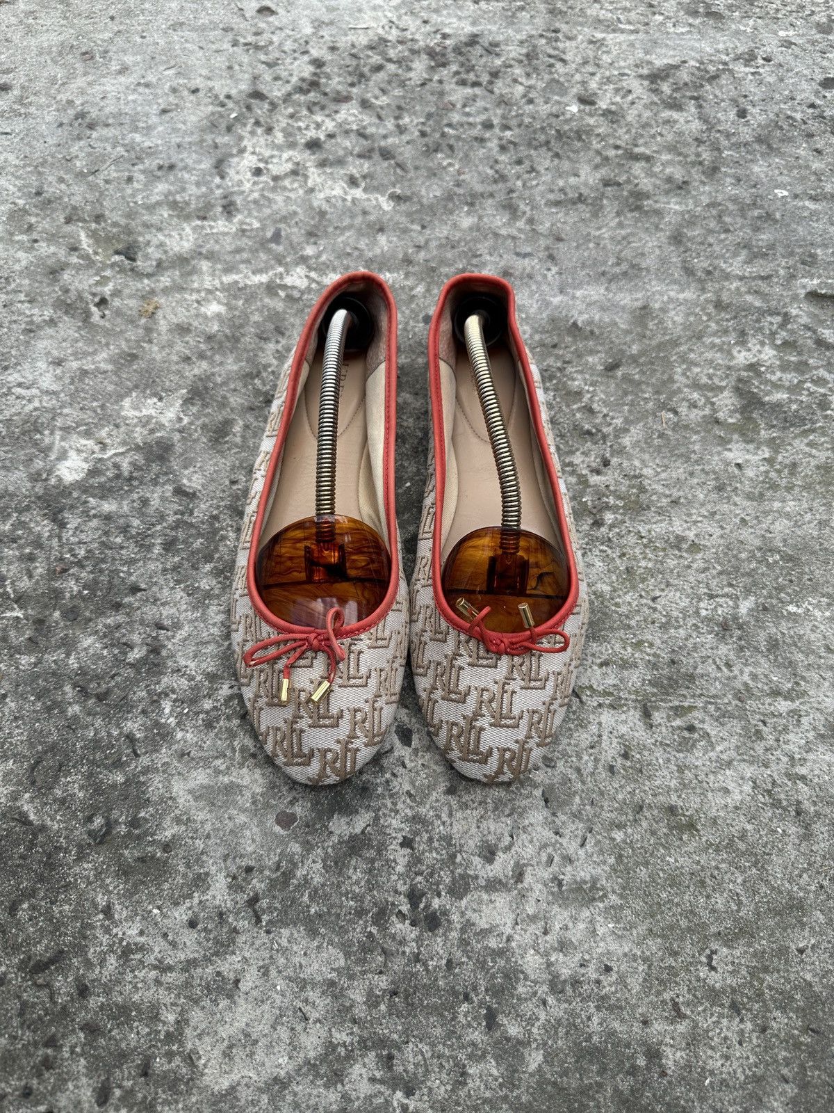 Ralph Lauren Vintage Polo Ralph Lauren Monogram Sandals Rare Streetwear Size US 10 / IT 40 - 1 Thumbnail