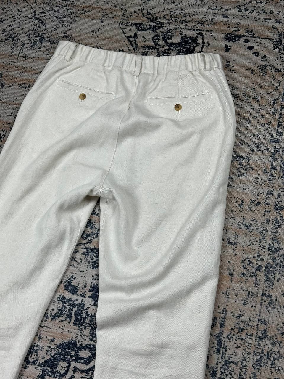A Day's March A day’s march White Hamp Luxury Baggy Chino Pants Size US 32 / EU 48 - 12 Thumbnail