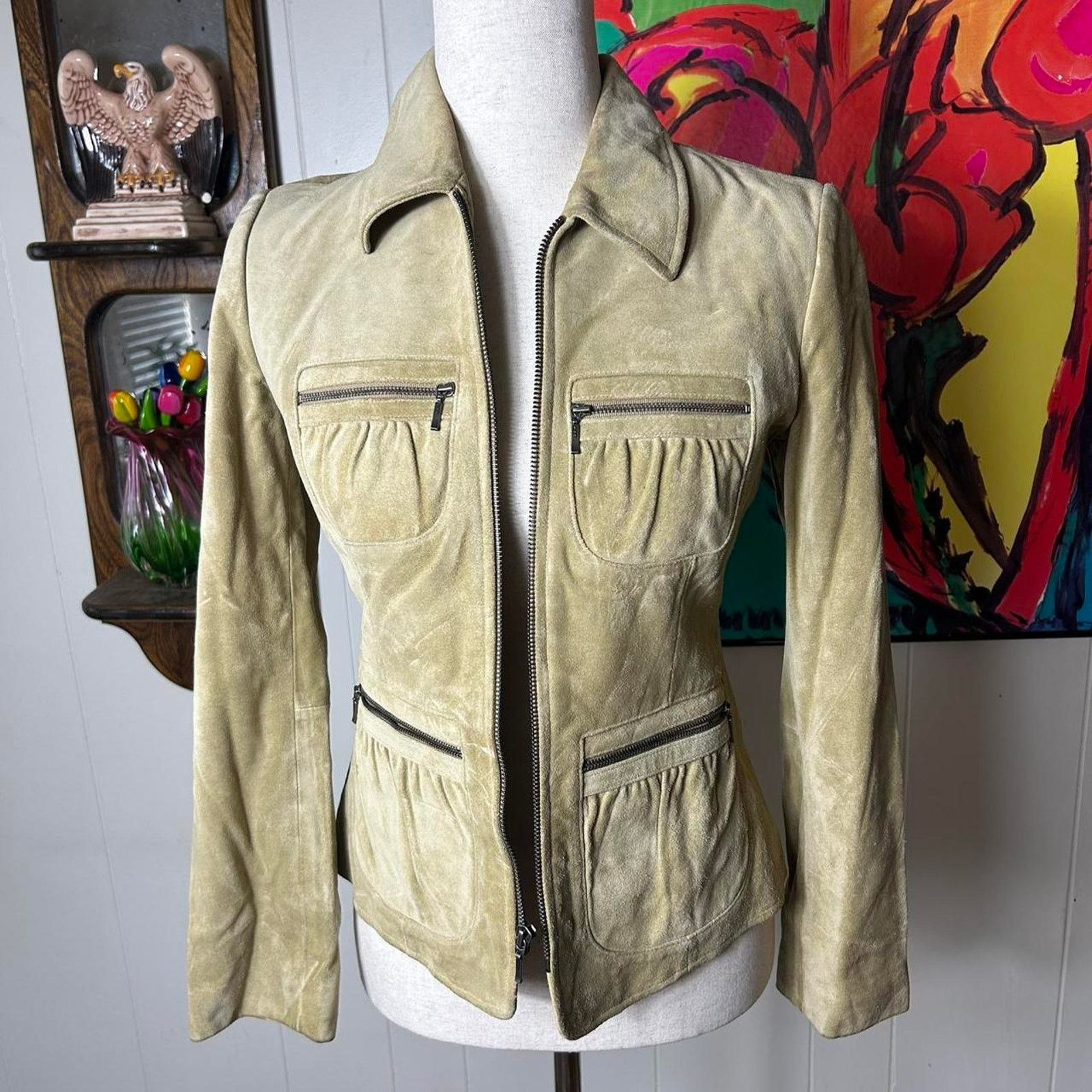 Banana Republic Vintage 90s Banana Republic Suede Genuine