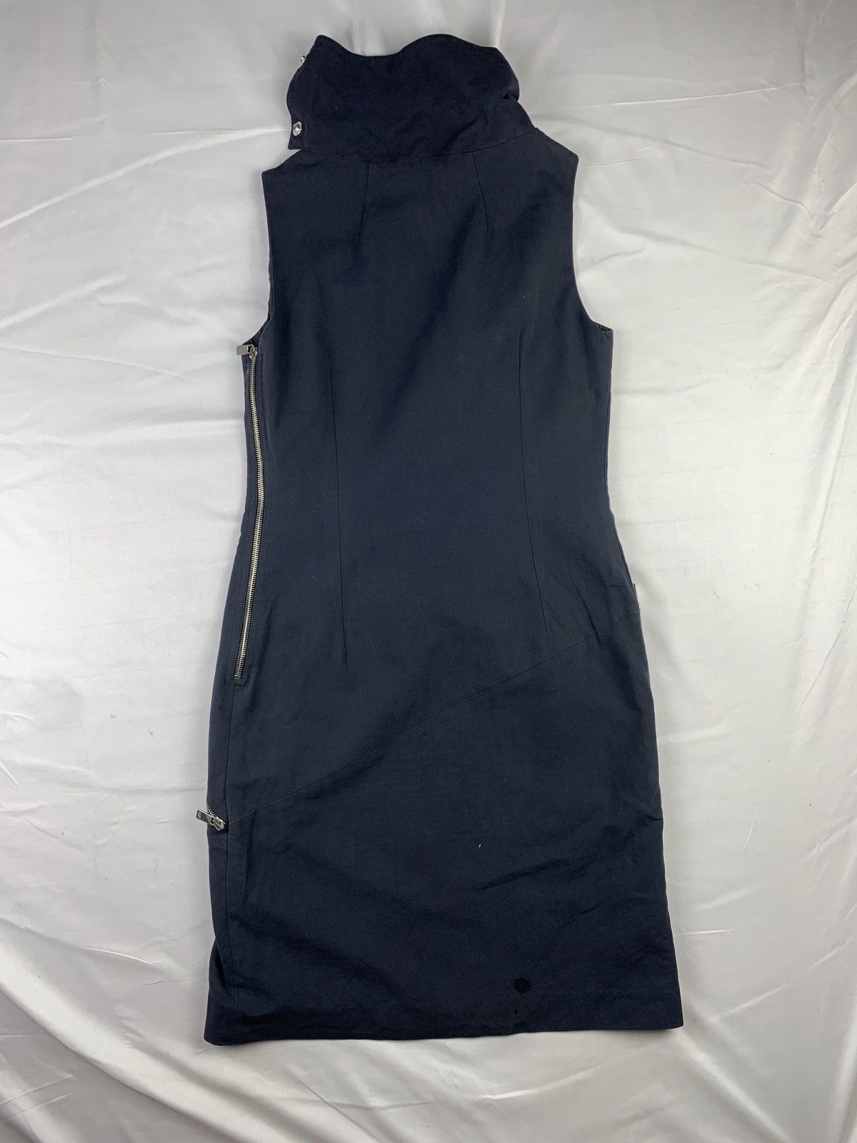 Michael Kors Michael Kors Black Asymmetrical Multi Zip Maxi Dress Size M / US 6-8 / IT 42-44 - 4 Thumbnail