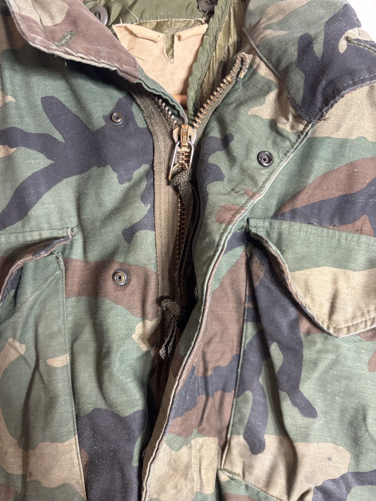 Alpha Industries Vtg Alpha Industries M65 Field Woodland Camo Jacket Military Size US M / EU 48-50 / 2 - 3 Thumbnail
