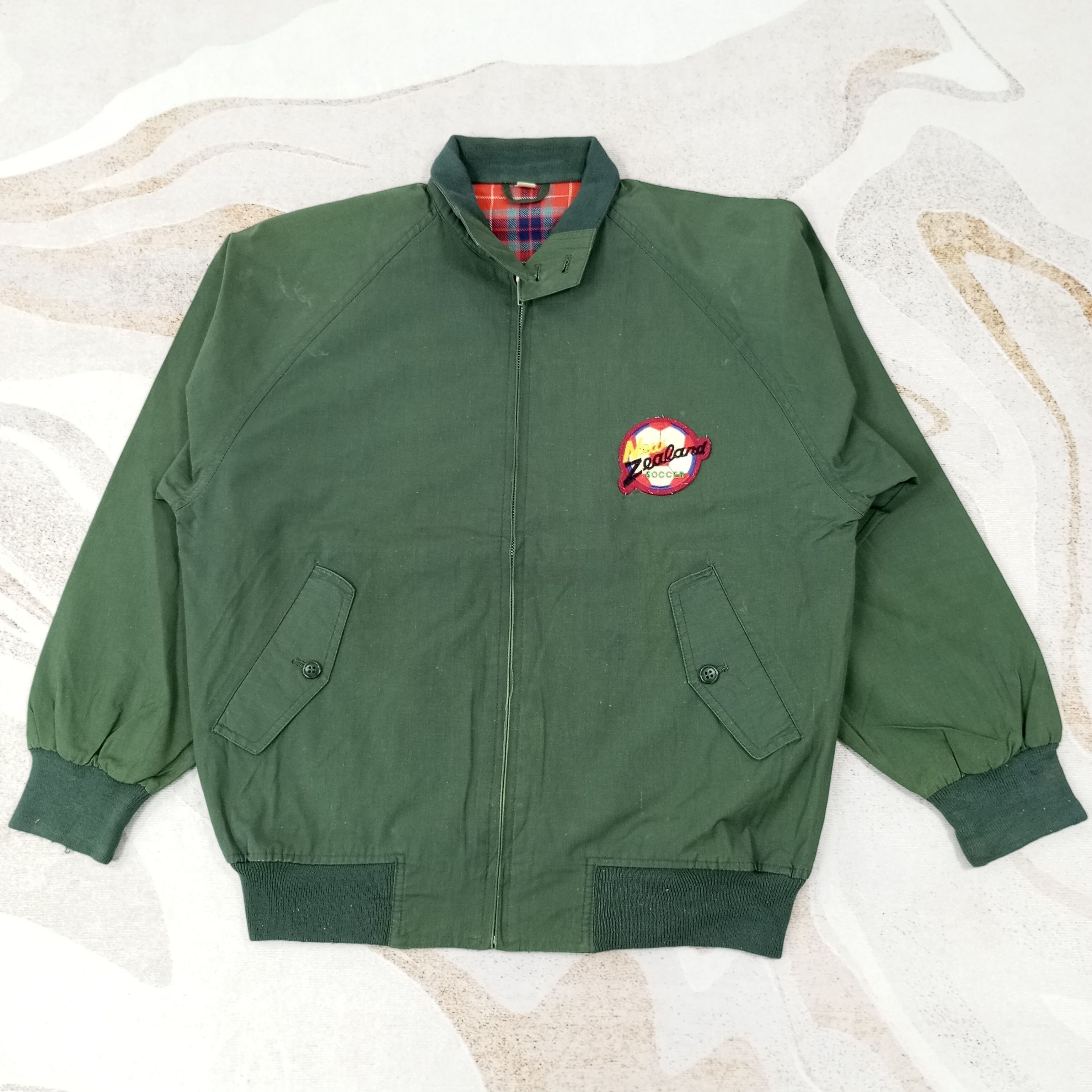 Vintage New Zealand Soccer Jacket c221n11 Size US M / EU 48-50 / 2 - 1 Thumbnail