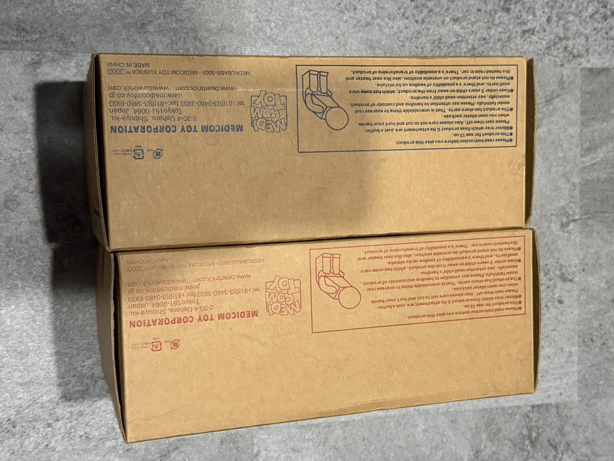 Medicom Toy 400% KUBRICK ABS MODEL RED & BLUE SET Size ONE SIZE - 13 Thumbnail