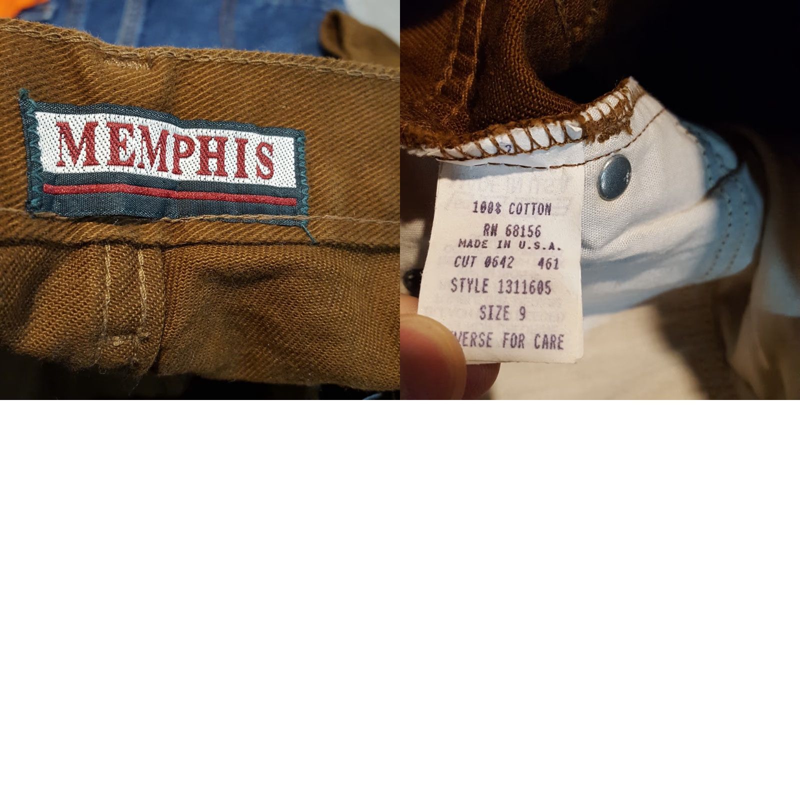 Vintage VINTAGE Memphis Jeans Women's 9 High Waisted Brown Denim Western Tapered Leg 5-Pocket 80s 90s Cowgirl Retro Southwestern Cowboy Shirt Size 30" / US 8 / IT 44 - 8 Thumbnail
