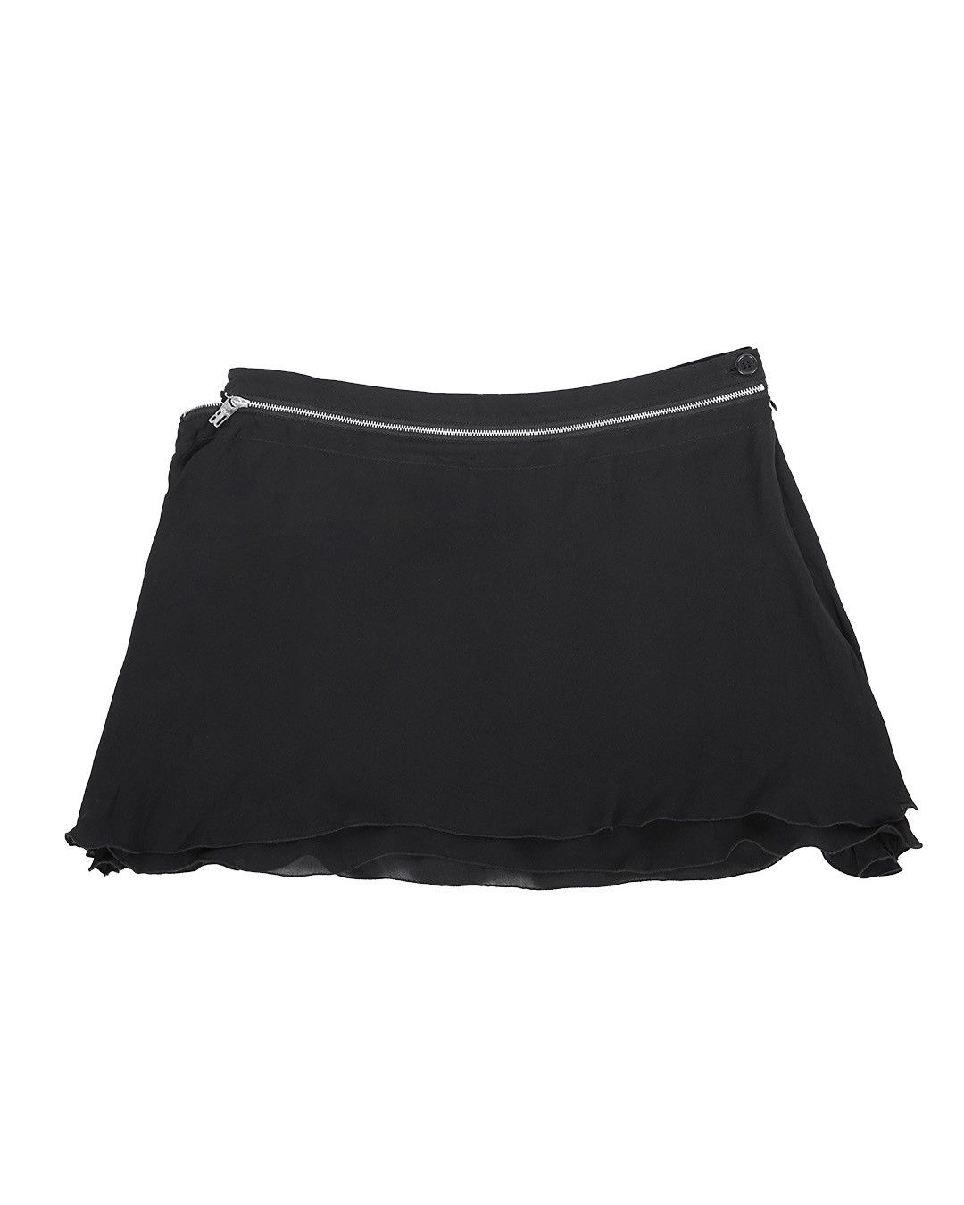 Dirk Bikkembergs Dirk Bikkembergs Mini Viscose Skirt Size 30" / US 8 / IT 44 - 4 Thumbnail