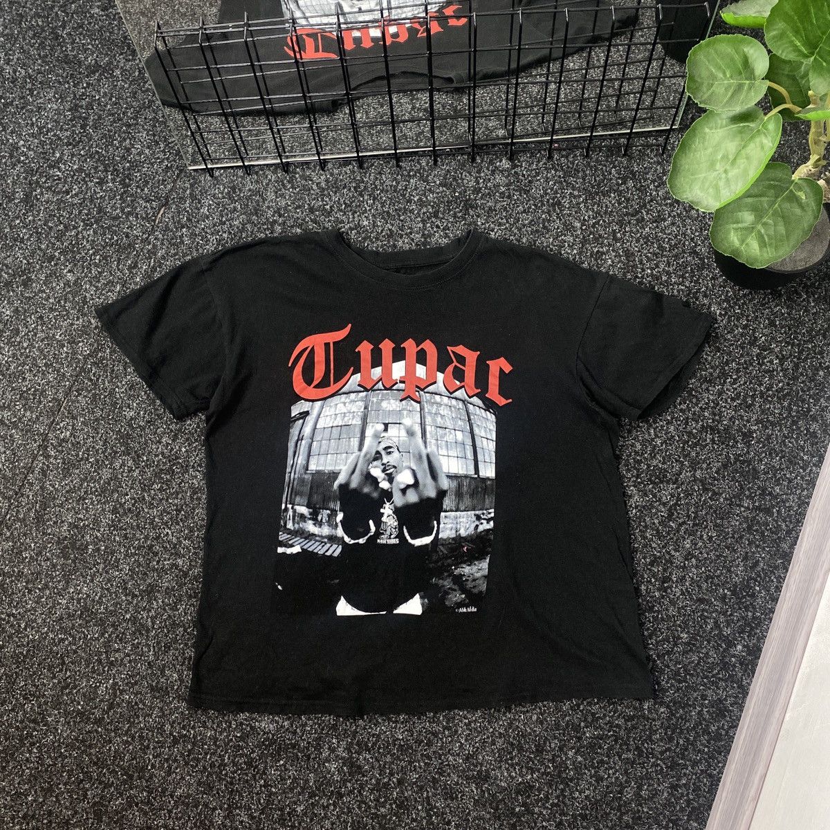 Rap Tees × Vintage TUPAC VINTAGE OVERSIZED T-SHIRT Rap tees Size S / US 4 / IT 40 - 2 Thumbnail