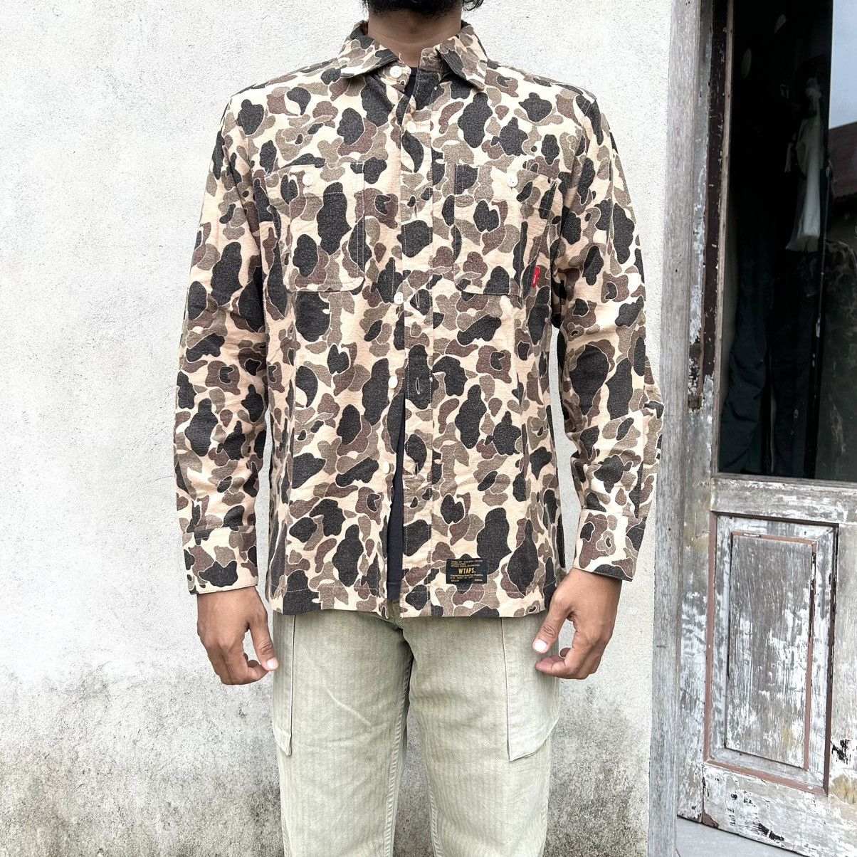 Wtaps Vintage WTAPS FLANEL CAMO Size US S / EU 44-46 / 1 - 1 Thumbnail