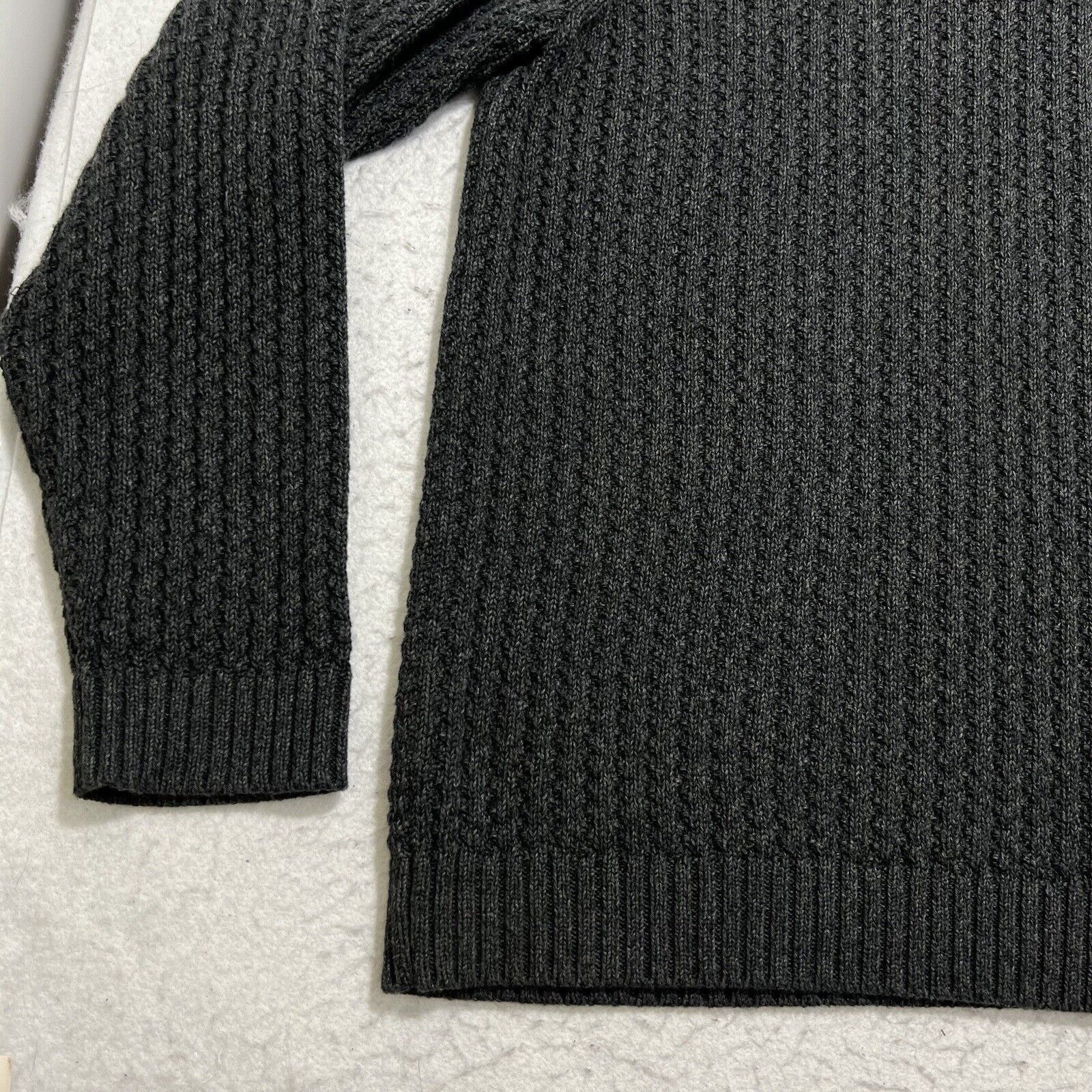 Eddie Bauer Eddie Bauer Henley Sweater Heavyweight Dark Gray Button Up Size US XL / EU 56 / 4 - 6 Thumbnail