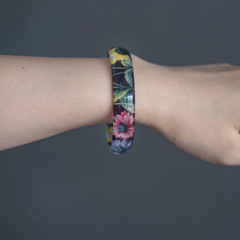 Kenzo KENZO Transparent flower carved bracelet vintage Size ONE SIZE - 8 Thumbnail