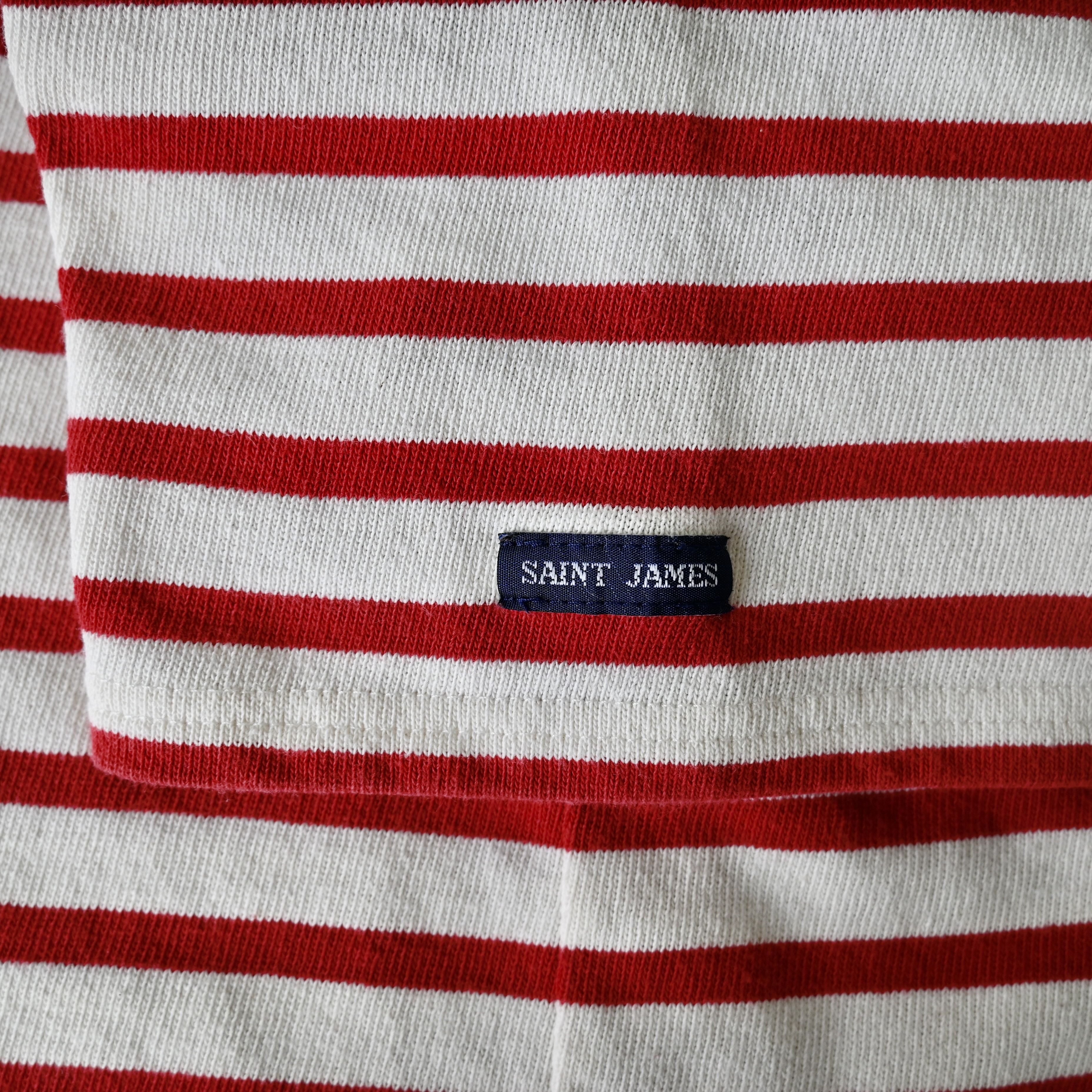 Saint James SAINT JAMES heavyweight ringer crewneck breton shirt, 3.5 Size US S / EU 44-46 / 1 - 10 Thumbnail