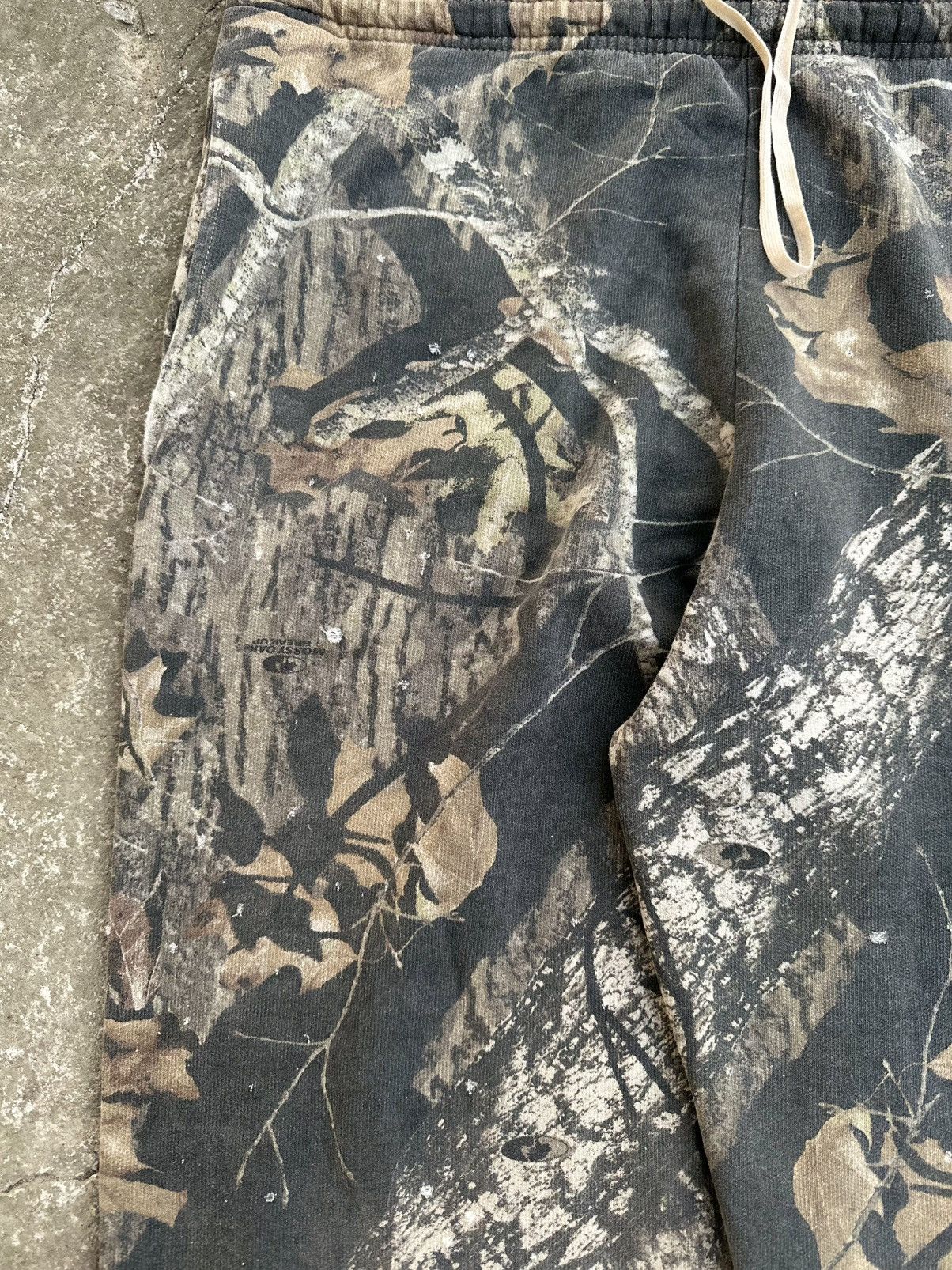 Carhartt × Wrangler (36-40x32) Crazy Vintage Distressed Faded Camo Baggy Pants Size US 36 / EU 52 - 5 Thumbnail