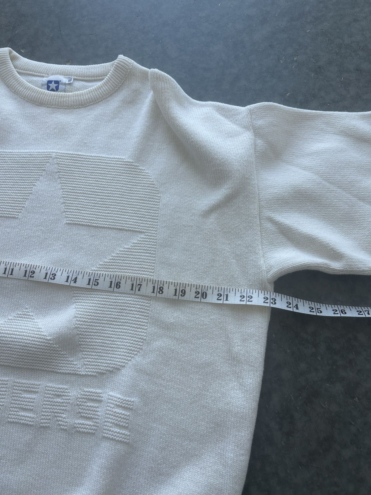 Converse × Vintage Vintage 90s Converse Star Knit Sweater Size US XL / EU 56 / 4 - 8 Thumbnail