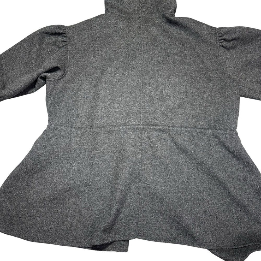 DKNY DKNY Wool Cashmere Grey Hooded Parka Size 3XL Size 3XL / US 20-22 - 6 Thumbnail
