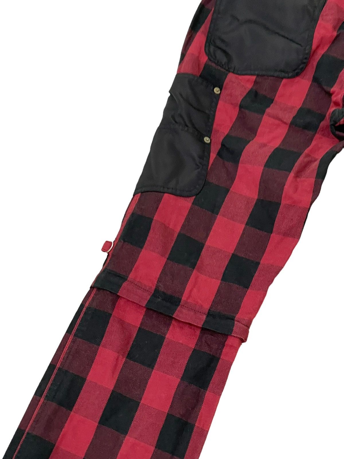 Japanese Brand Bondage Painter Batsu Boys Buffalo Check Pant Regular 7🟦0 Size US 29 - 6 Thumbnail