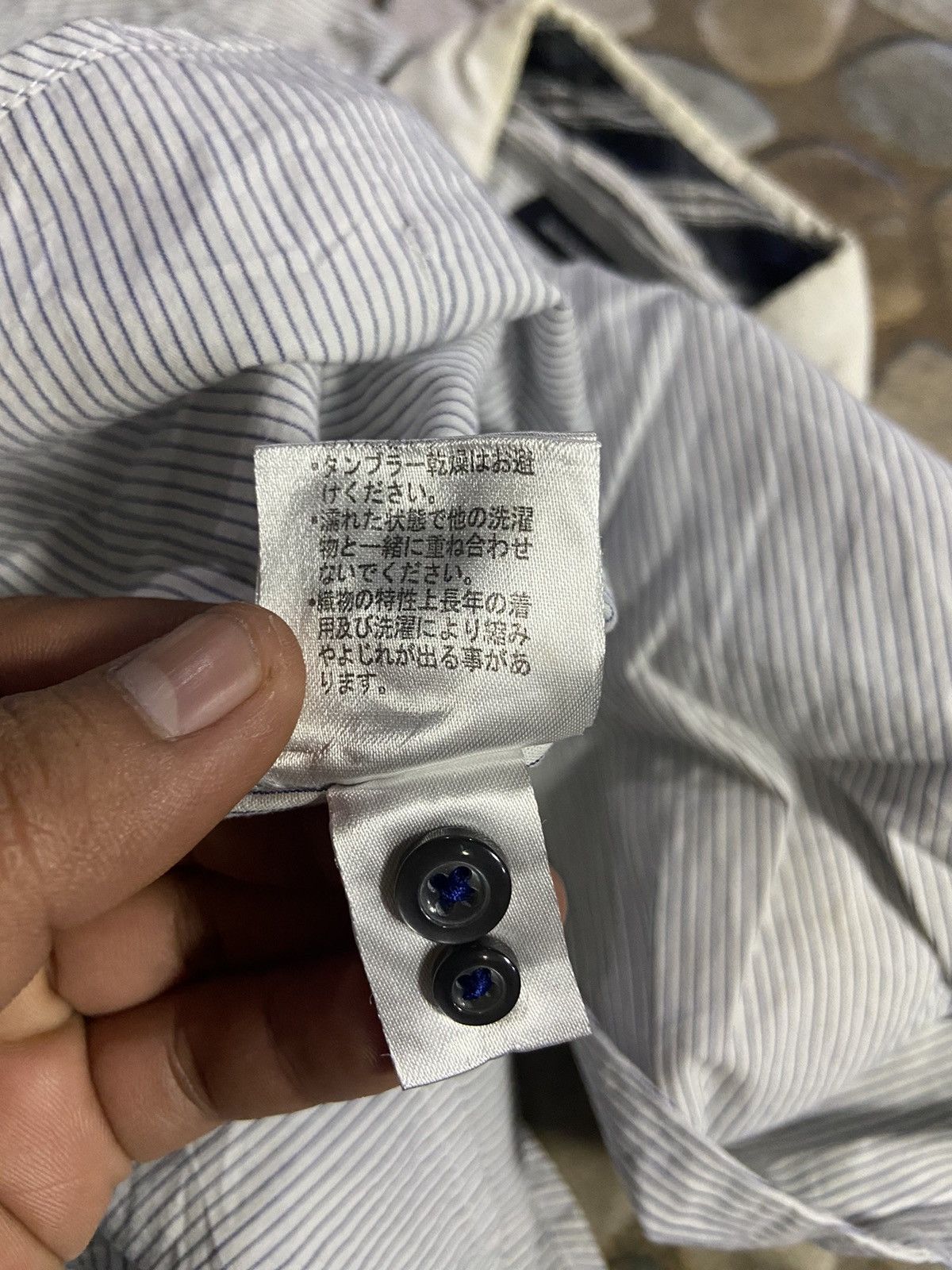 Japanese Brand × semanticdesign VTG semantic design long office shirt Size US L / EU 52-54 / 3 - 8 Thumbnail