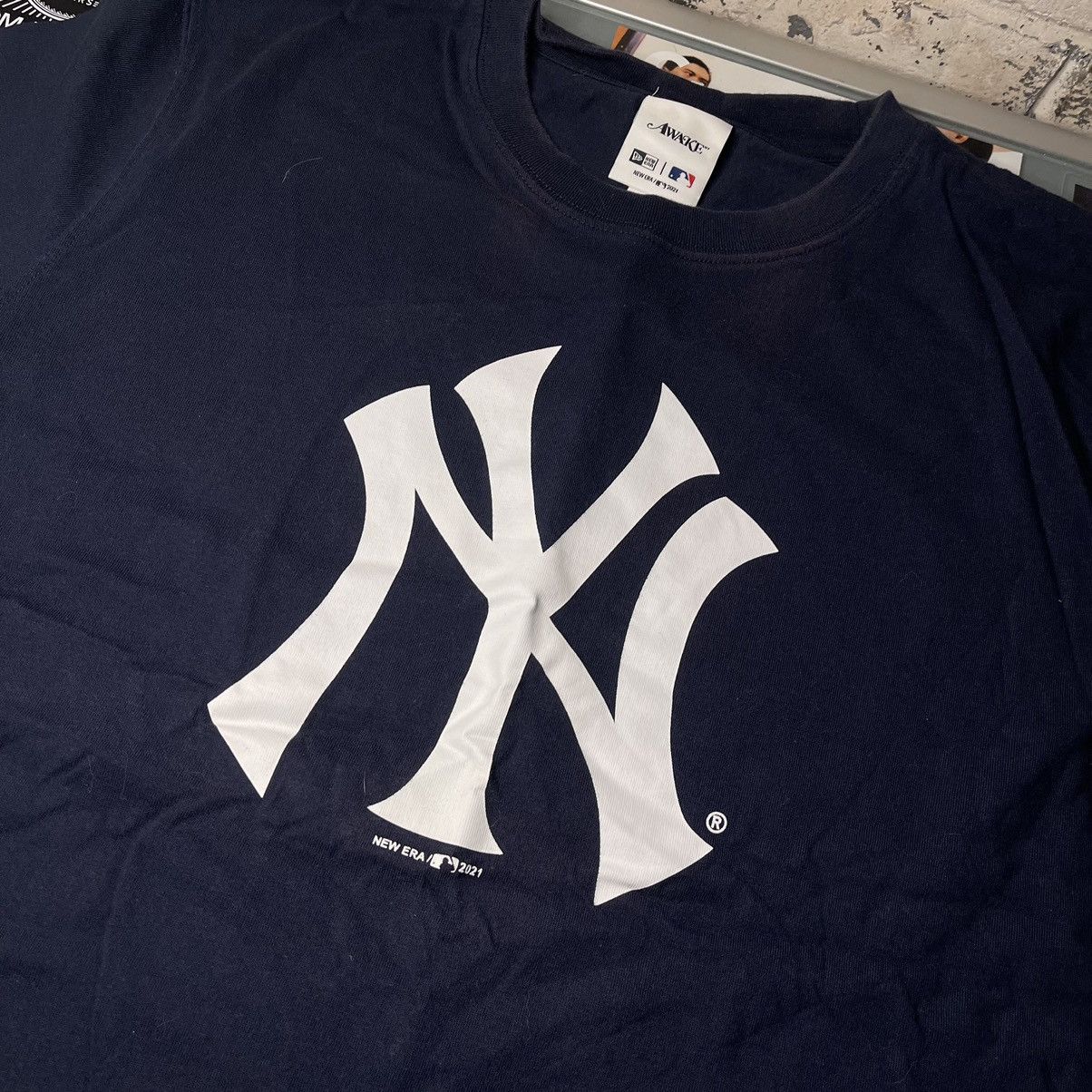 Awake NY × New Era Awake Subway Series Yankees Tee Navy Large Pre owned Size US L / EU 52-54 / 3 - 2 Thumbnail