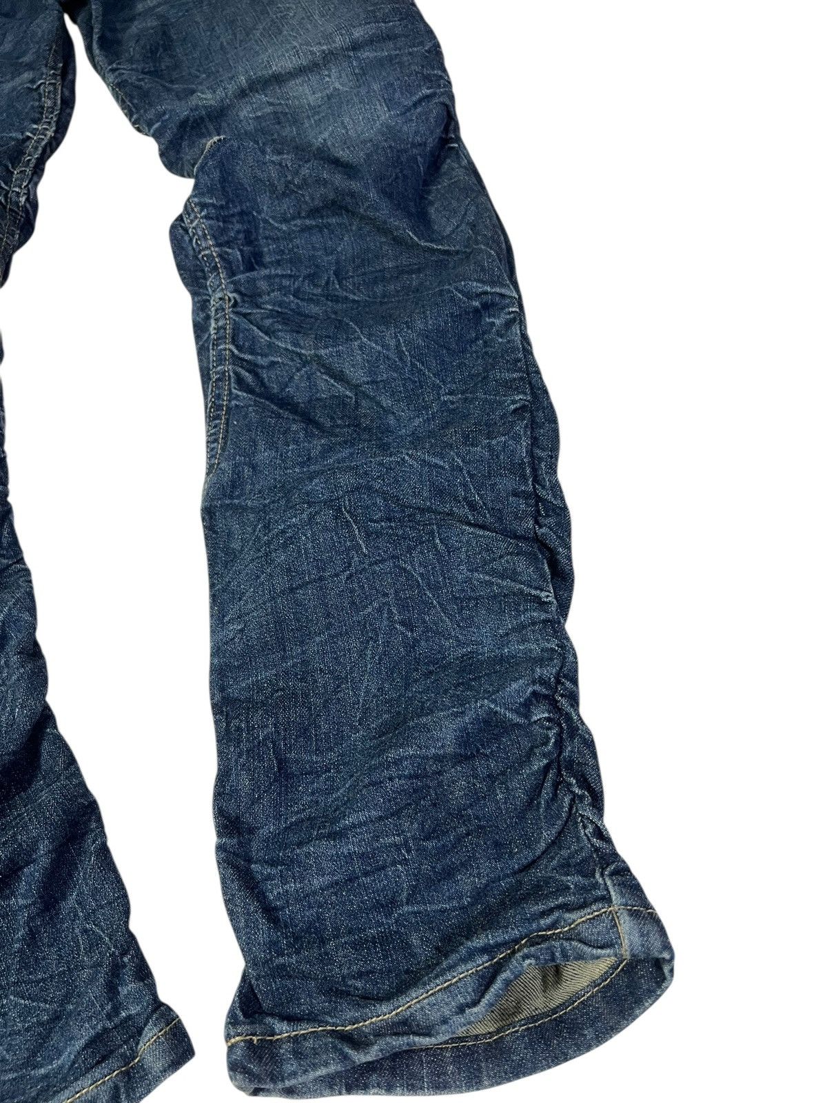 Japanese Brand Japanese brand skull Double Waist sedionaries Denim Jean Size US 35 - 5 Thumbnail