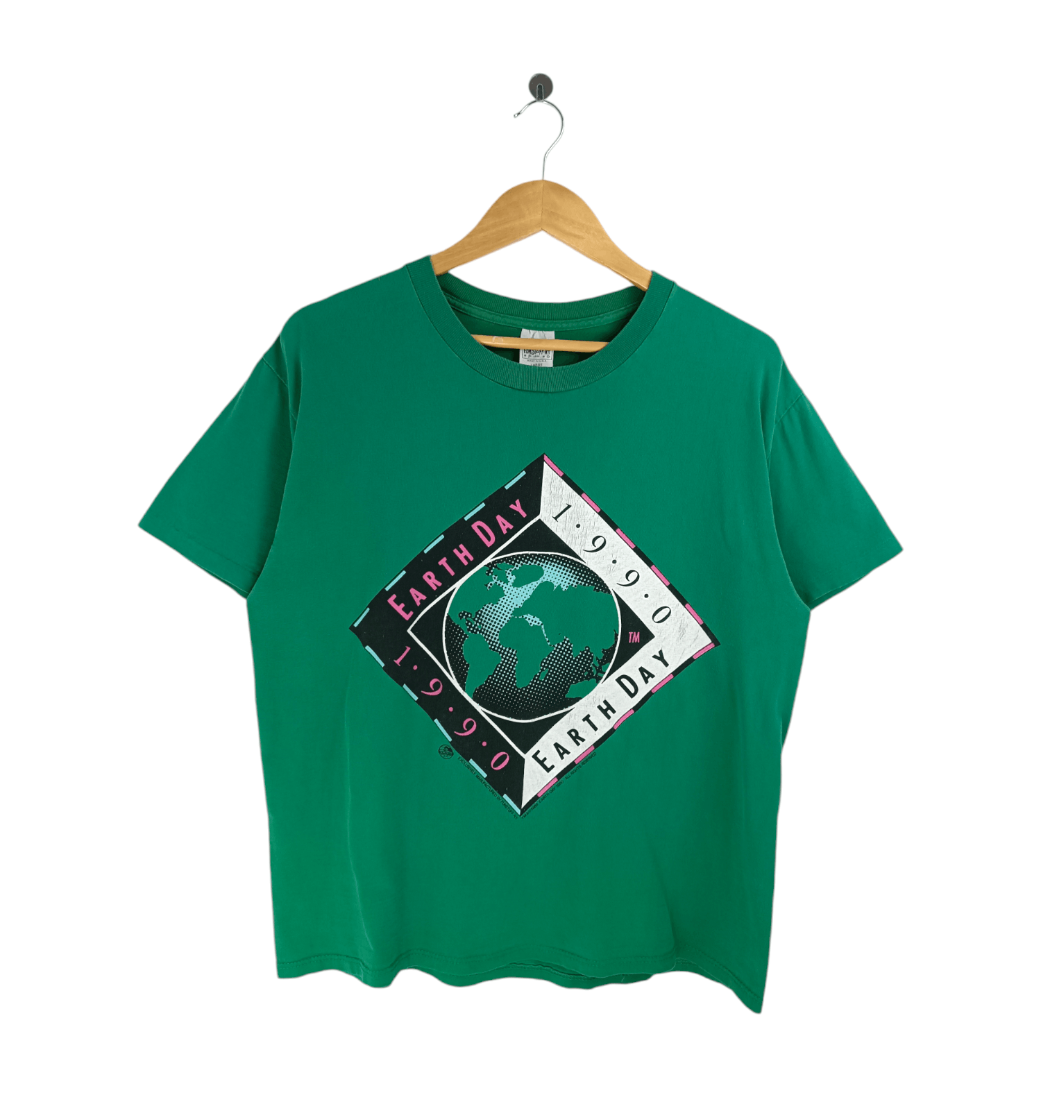 Vintage VINTAGE 90'S EARTH DAY WORLD GLOBE MAP LOVE PEACE TEE Size US M / EU 48-50 / 2 - 1 Thumbnail