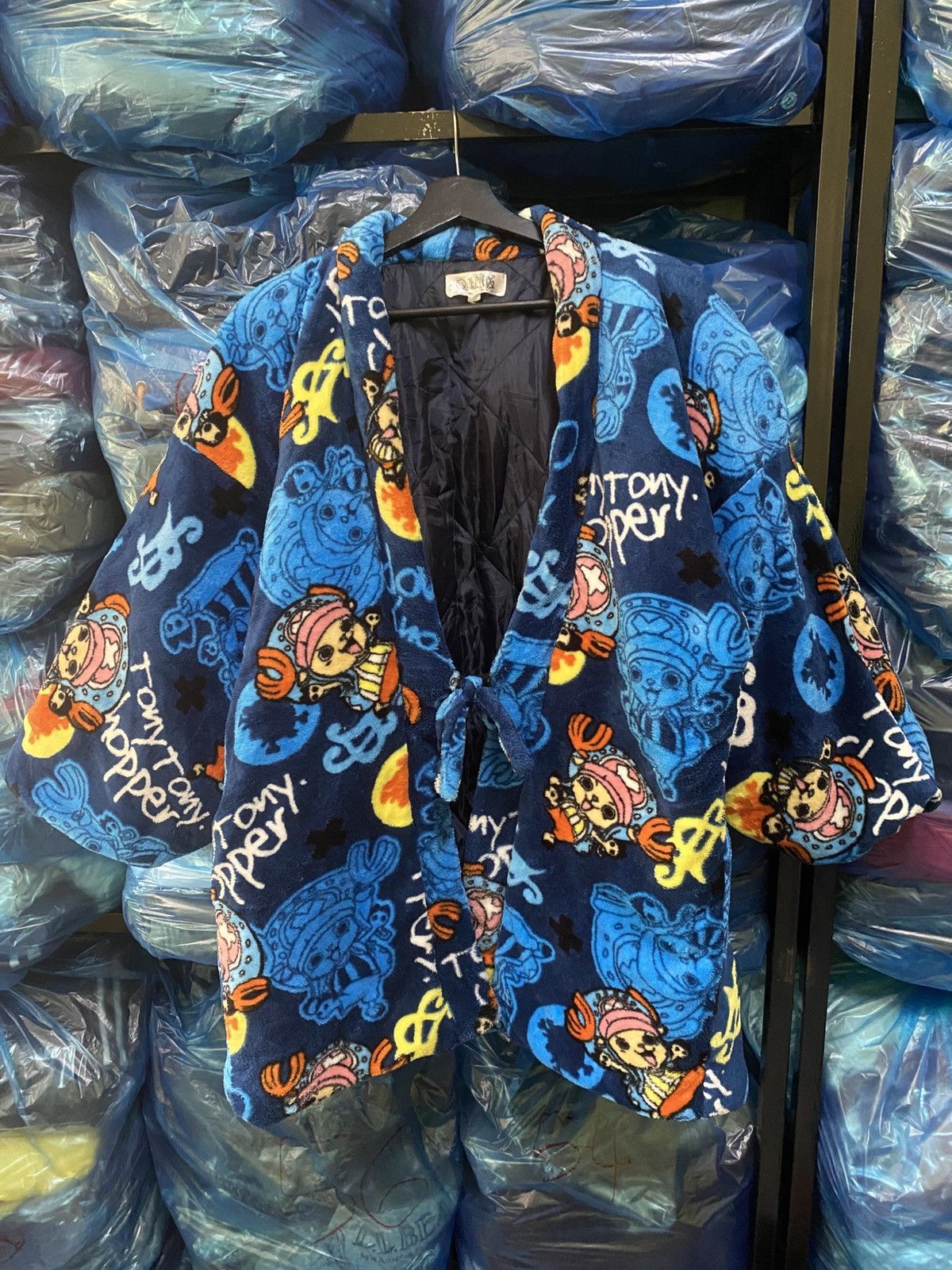 One Piece Vintage One Piece Tony Tony Chopper Fleece Haori Anime Merch Size US M / EU 48-50 / 2 - 3 Thumbnail