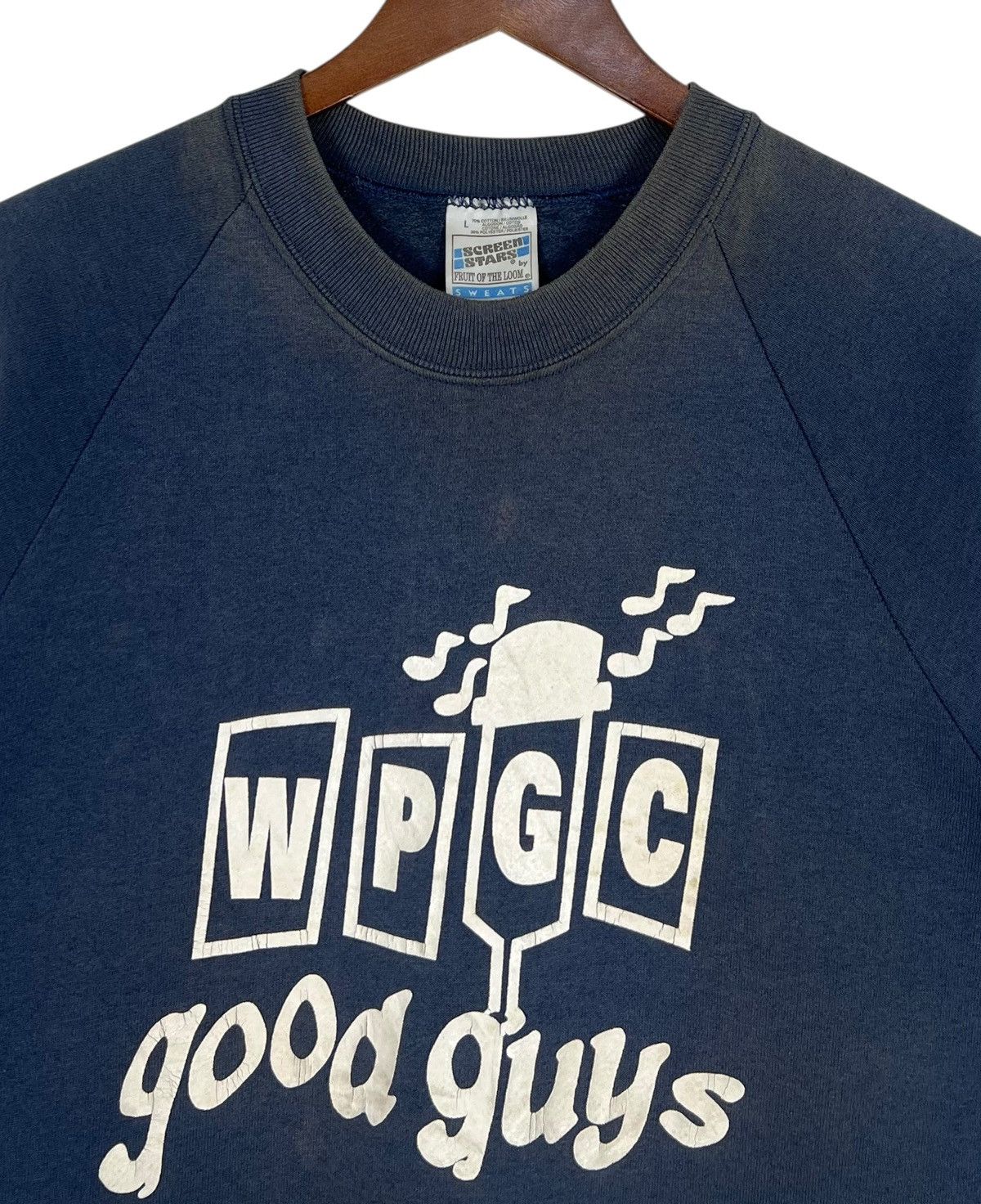 Band Tees VERY RARE! Vintage John Lennon WPGC good guys 70s Sweatshirt Size US L / EU 52-54 / 3 - 5 Thumbnail