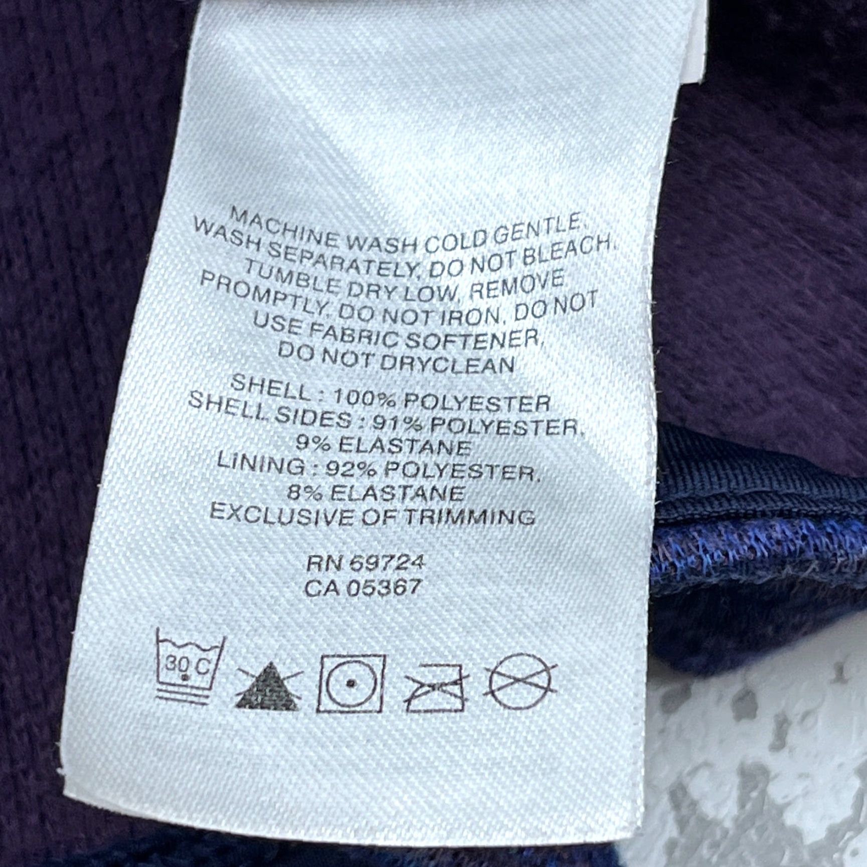 Vintage Columbia Sweater Women Medium Purple Pullover 1/2 Zip Mock Neck All Seasons Lightweight Size M / US 6-8 / IT 42-44 - 5 Thumbnail
