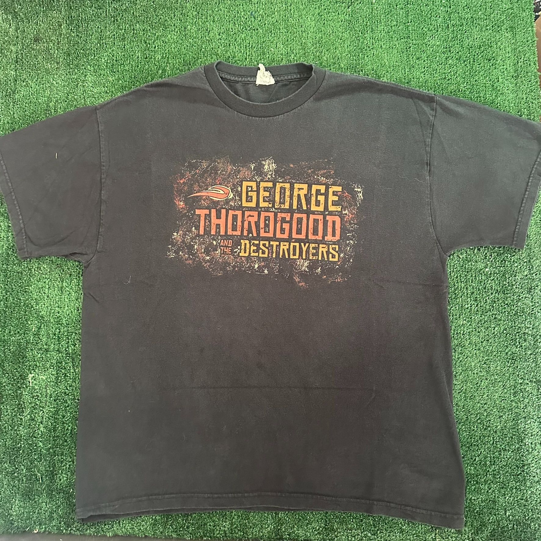 Delta Vintage Y2K George Thorogood Destroyers T-Shirt Blues Band T Size US XL / EU 56 / 4 - 1 Thumbnail