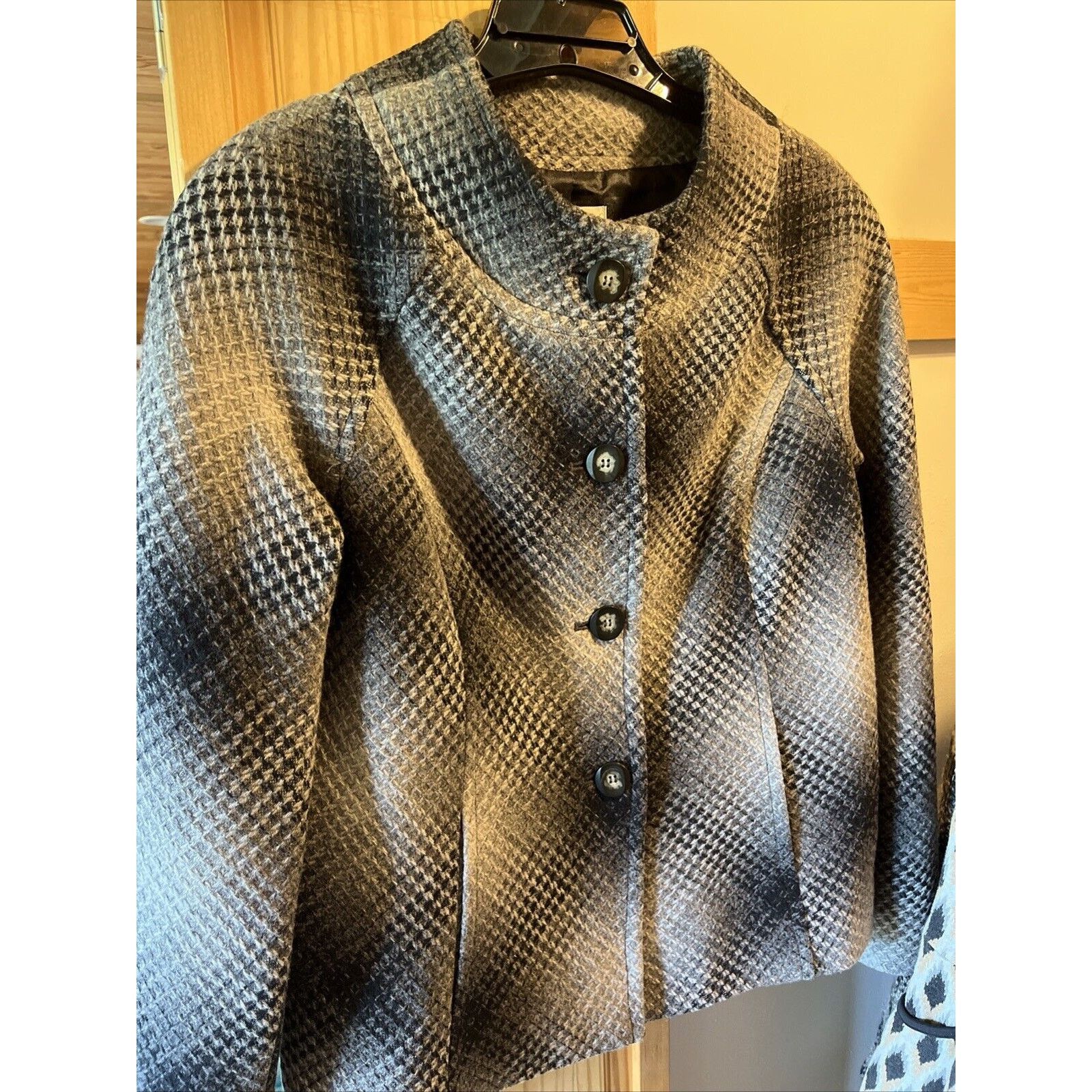 Pendleton Pendleton Country Women’s 14 Gray Coat Wool LS 4 Button Y2K Size XL / US 12-14 / IT 48-50 - 7 Thumbnail
