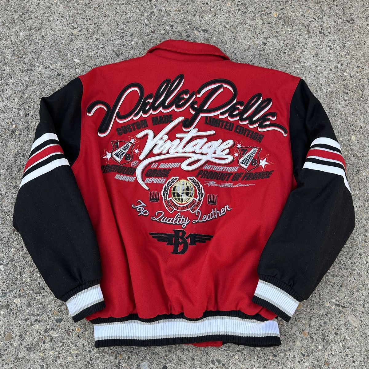 Pelle Pelle Vintage Pelle Pelle varsity jacket Size US XXL / EU 58 / 5 - 1 Thumbnail