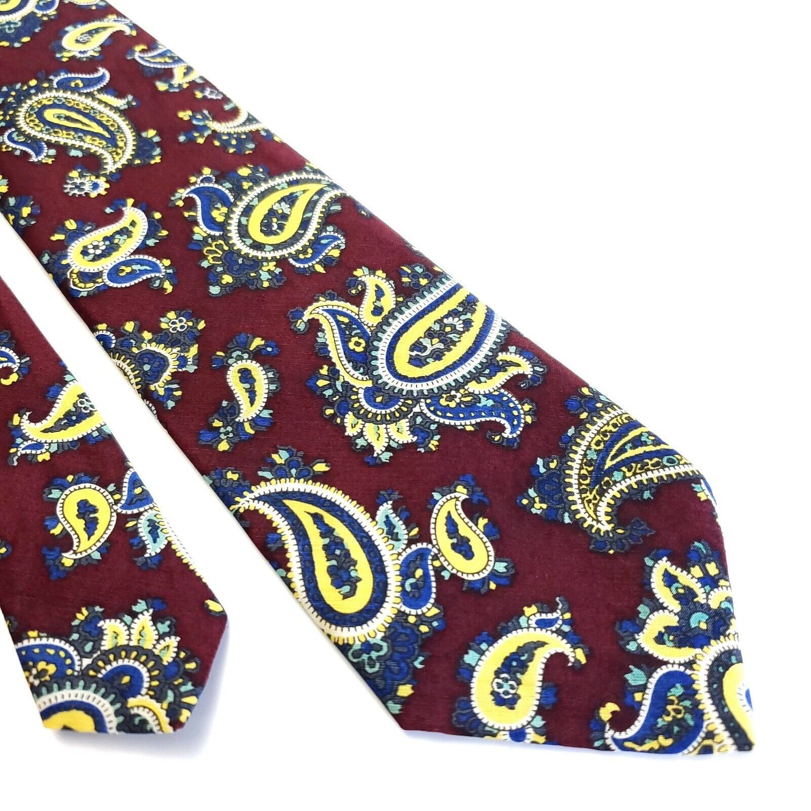 Polo Ralph Lauren Polo Ralph Lauren Maroon Yellow Blue Paisley Print Short Ski Size ONE SIZE - 1 Thumbnail