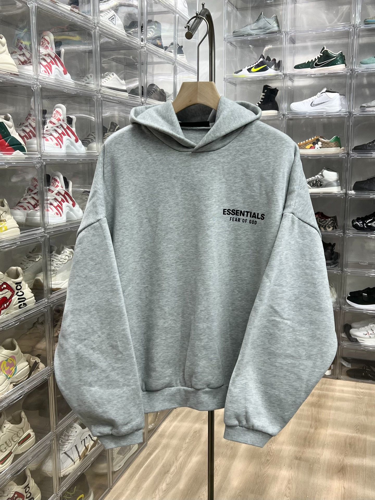 Fear of God Fear of God Retro Gray Hoodie L Women Size L / US 10 / IT 46 - 1 Thumbnail
