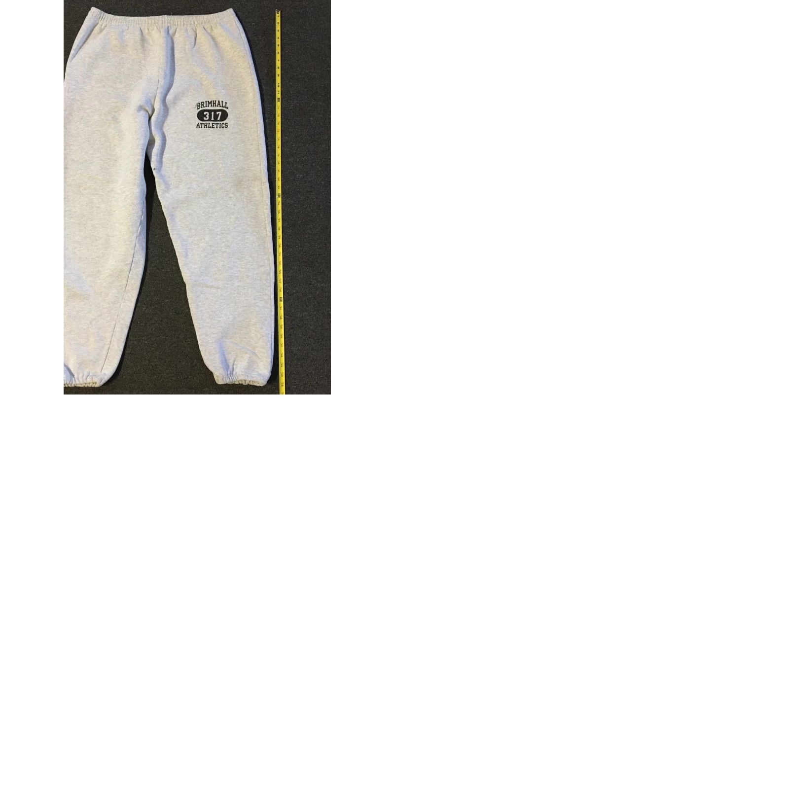 Vintage VINTAGE Brimhall Athletics Track Sweatpants 2XL USA Gray 90s 80s Grunge School Activewear Mens Pants Athletic Drawstring Size US 39 - 9 Thumbnail