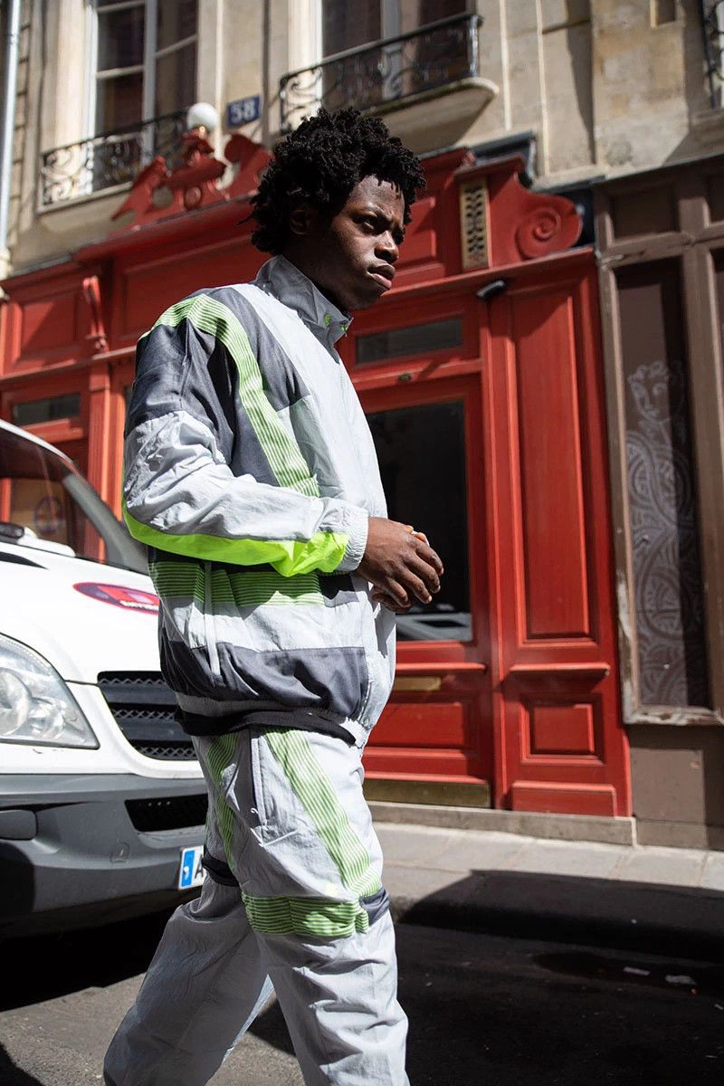 CLOT × Nike Nike X Clot A20 Woven Reflective Wolf Grey Jacket Size US S / EU 44-46 / 1 - 1 Thumbnail