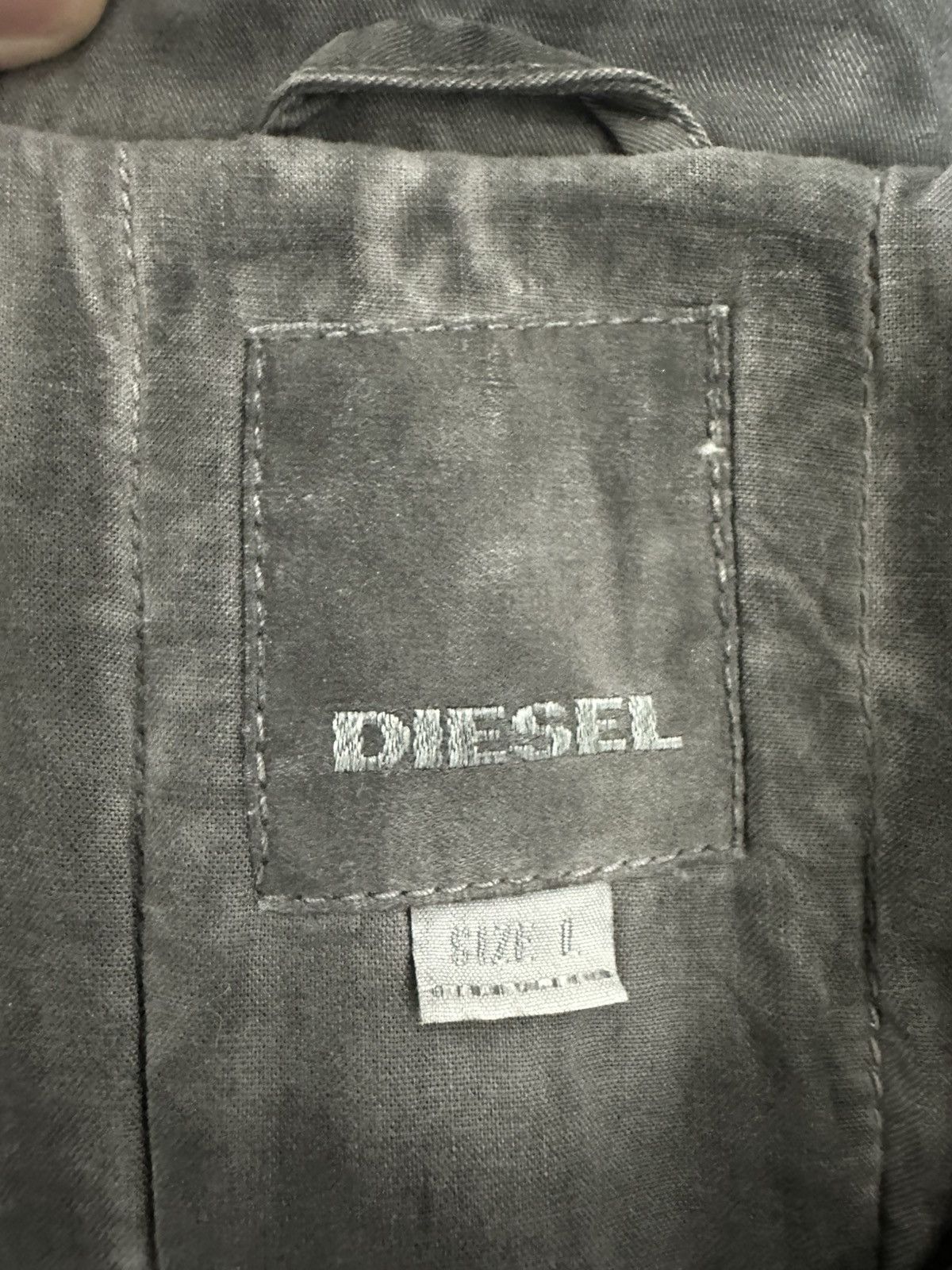 Diesel Diesel Double Collar Riders Jacket Design Biker rare Stlye Size US S / EU 44-46 / 1 - 4 Thumbnail