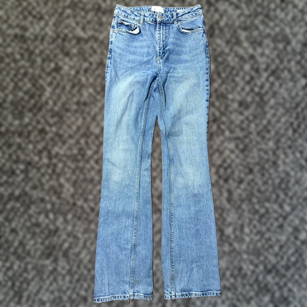 Rails Rails Women's Jeans The Sunset High Rise Flare Slim Denim Cotton 27 Blue 90s Size 27" / US 4 / IT 40 - 1 Thumbnail