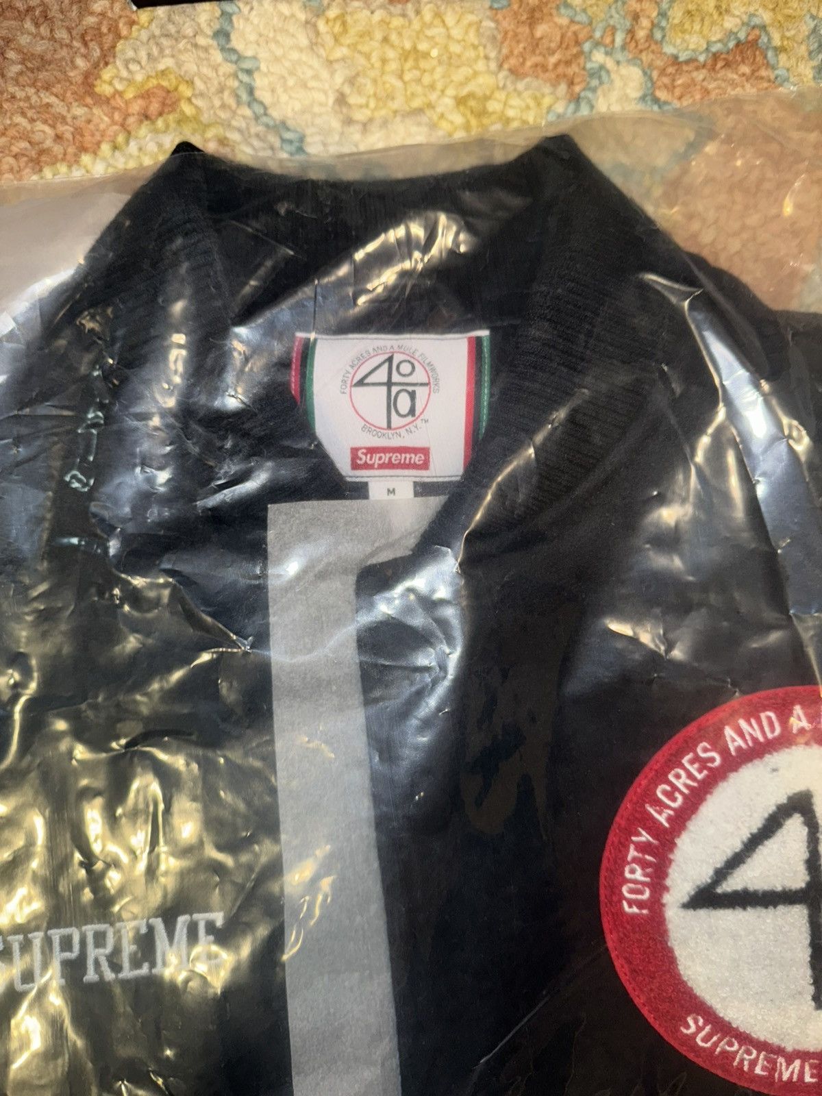 Supreme Supreme 40 Acres Malcom X Varsity Jacket Size US M / EU 48-50 / 2 - 6 Thumbnail