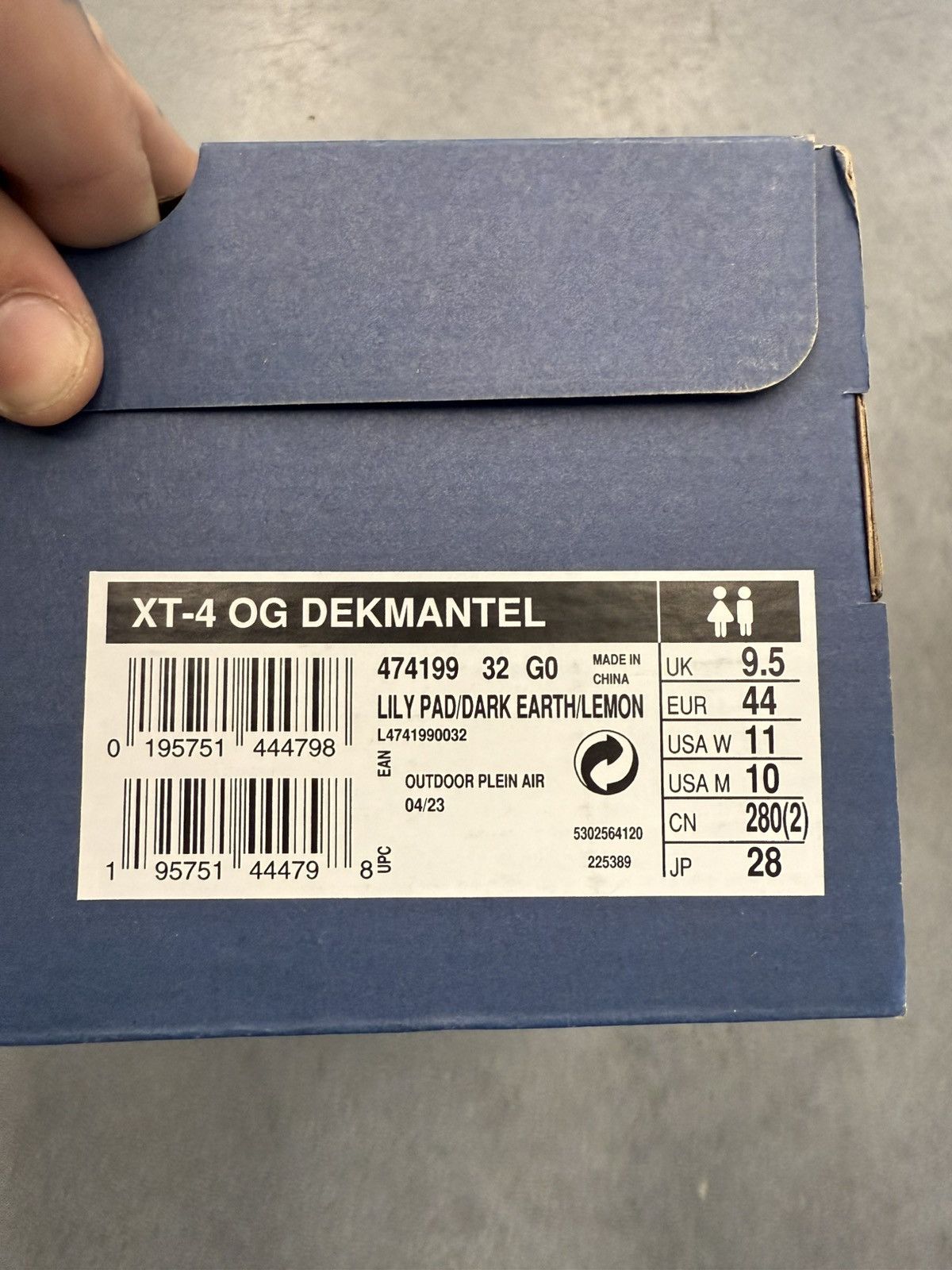 Salomon Salomon XT-4 OG Dekmantel Michael Willis Amsterdam Forest Size US 10 / EU 43 - 10 Thumbnail