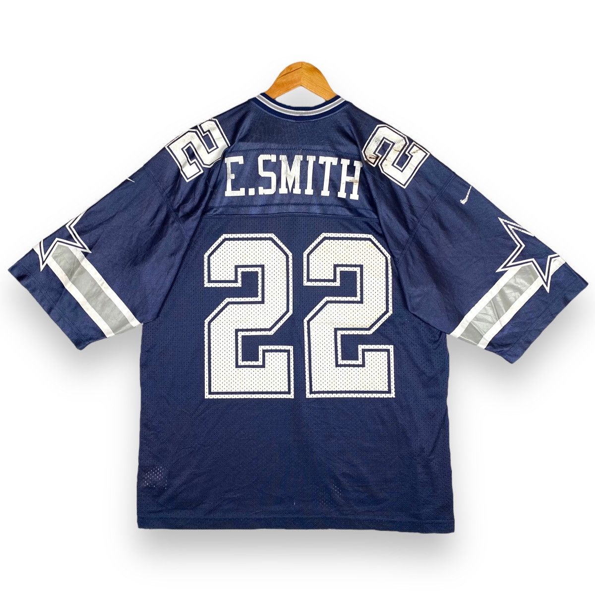 NFL × Nike × Vintage VINTAGE NIKE DALLAS COWBOYS EMMITT SMITH NFL JERSEY Size US L / EU 52-54 / 3 - 7 Thumbnail