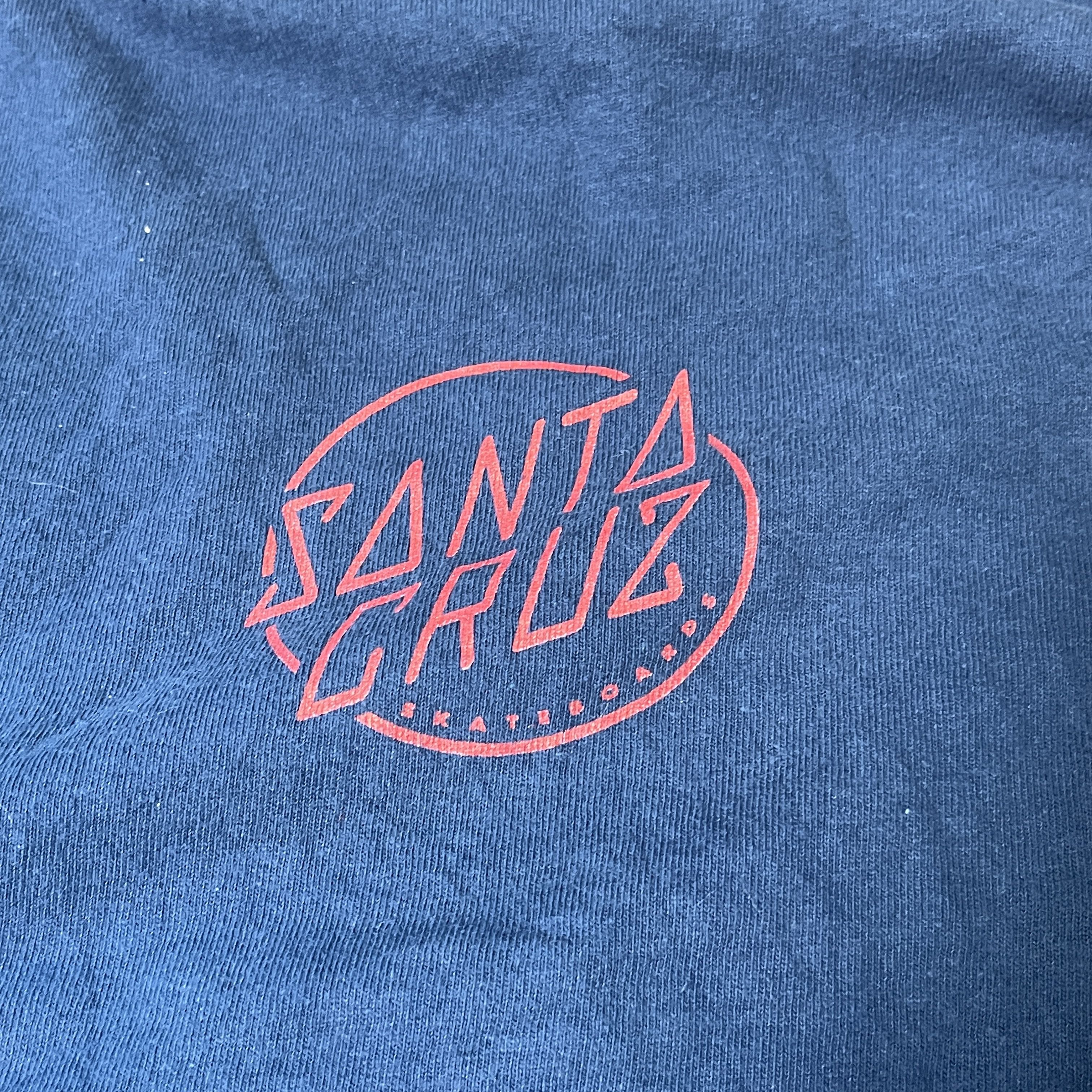 Other Santa Cruz Screaming Hand Long Sleeve Tee XL Navy Skate Size US XL / EU 56 / 4 - 2 Thumbnail