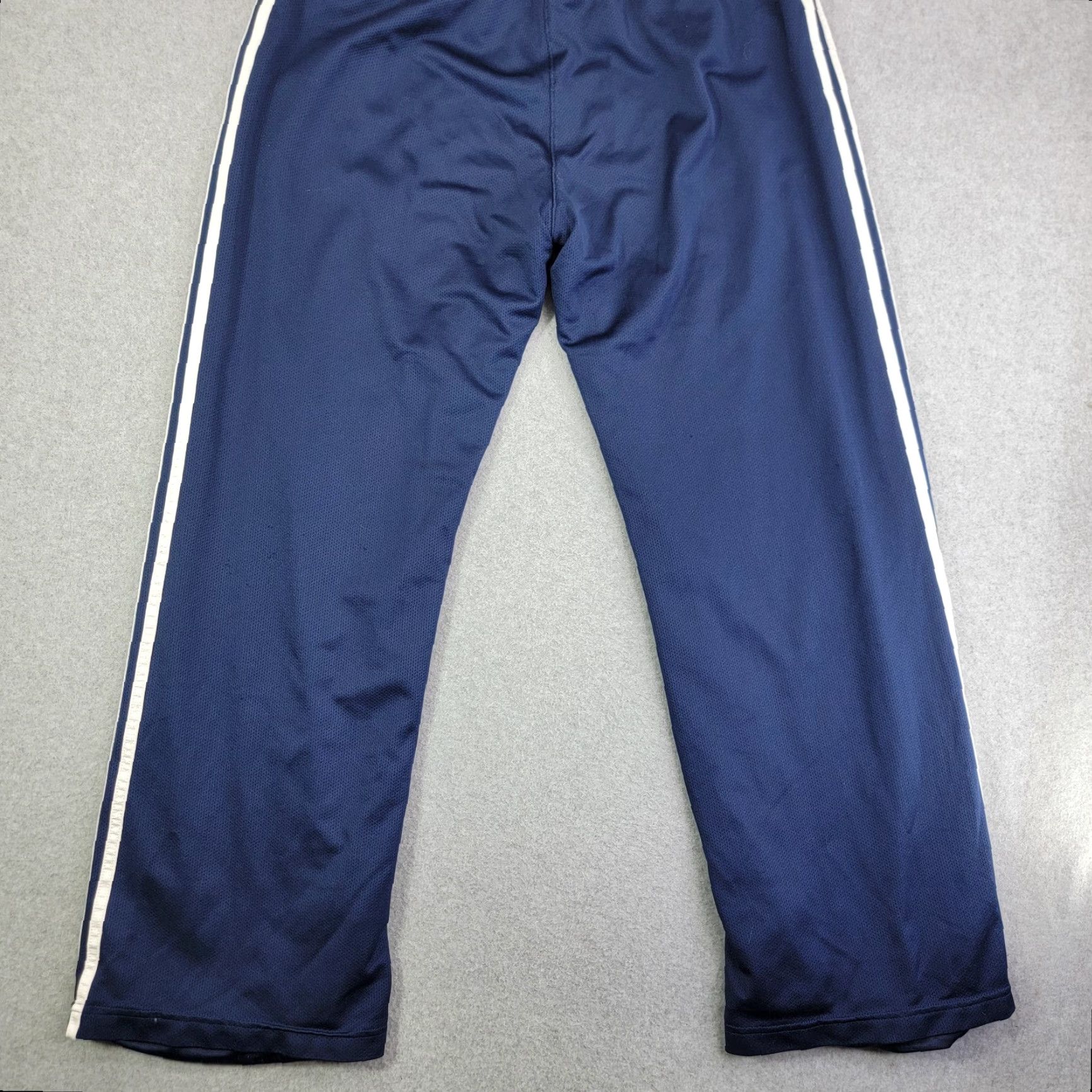 Adidas Adidas 3 Stripes Track Pants Navy Blue Athletic Workout Men's L Baggy y2k Pants Size US 33 - 7 Thumbnail