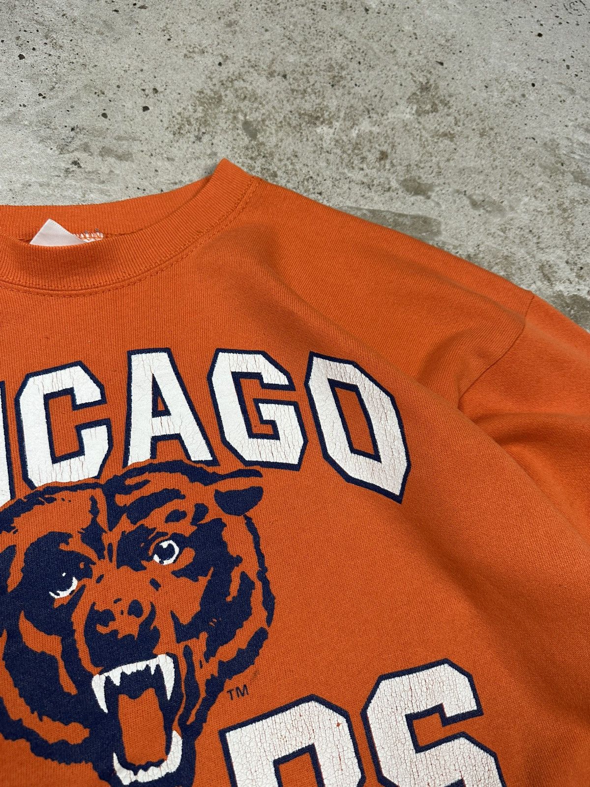 Logo 7 Vintage 90s Chicago Bears NFL Orange Crewneck Sweatshirt Size US L / EU 52-54 / 3 - 8 Thumbnail